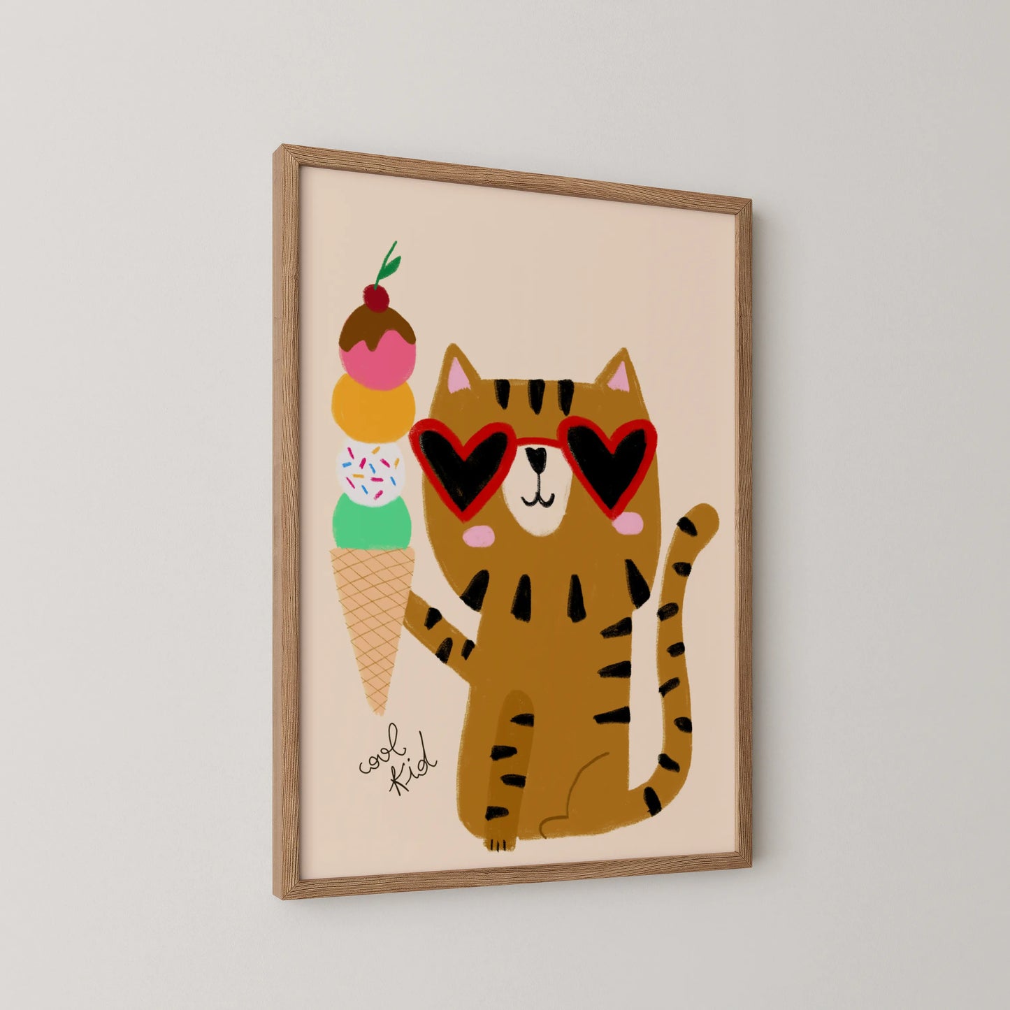 Cool cat - Nursery Prints
