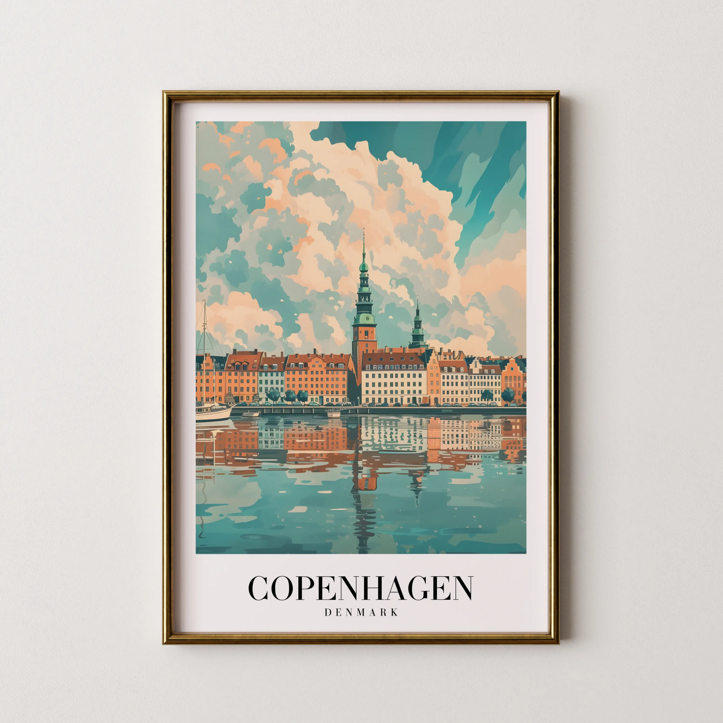 Copenhegan, Denmark, City Prints