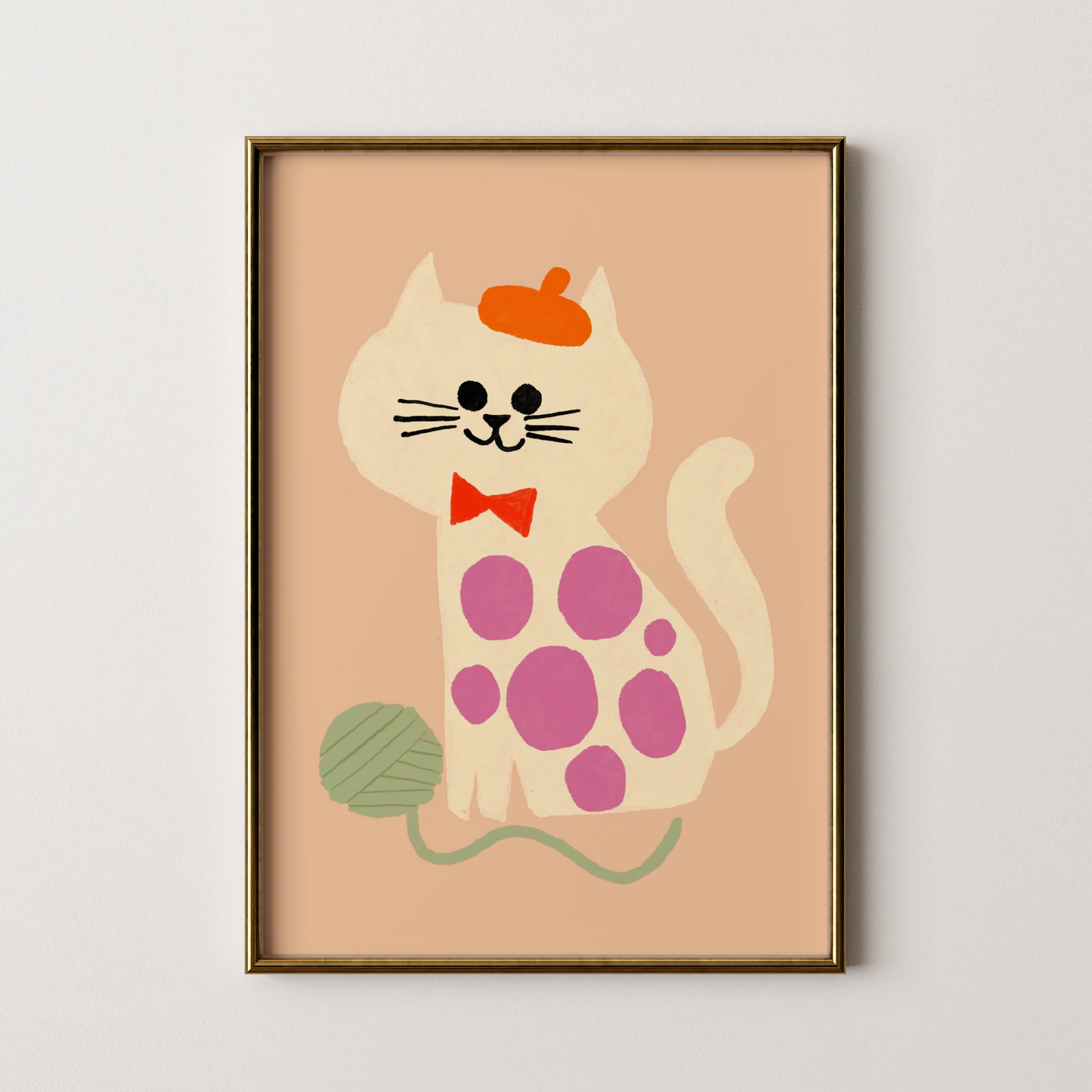 Cute cat - Nursery Prints