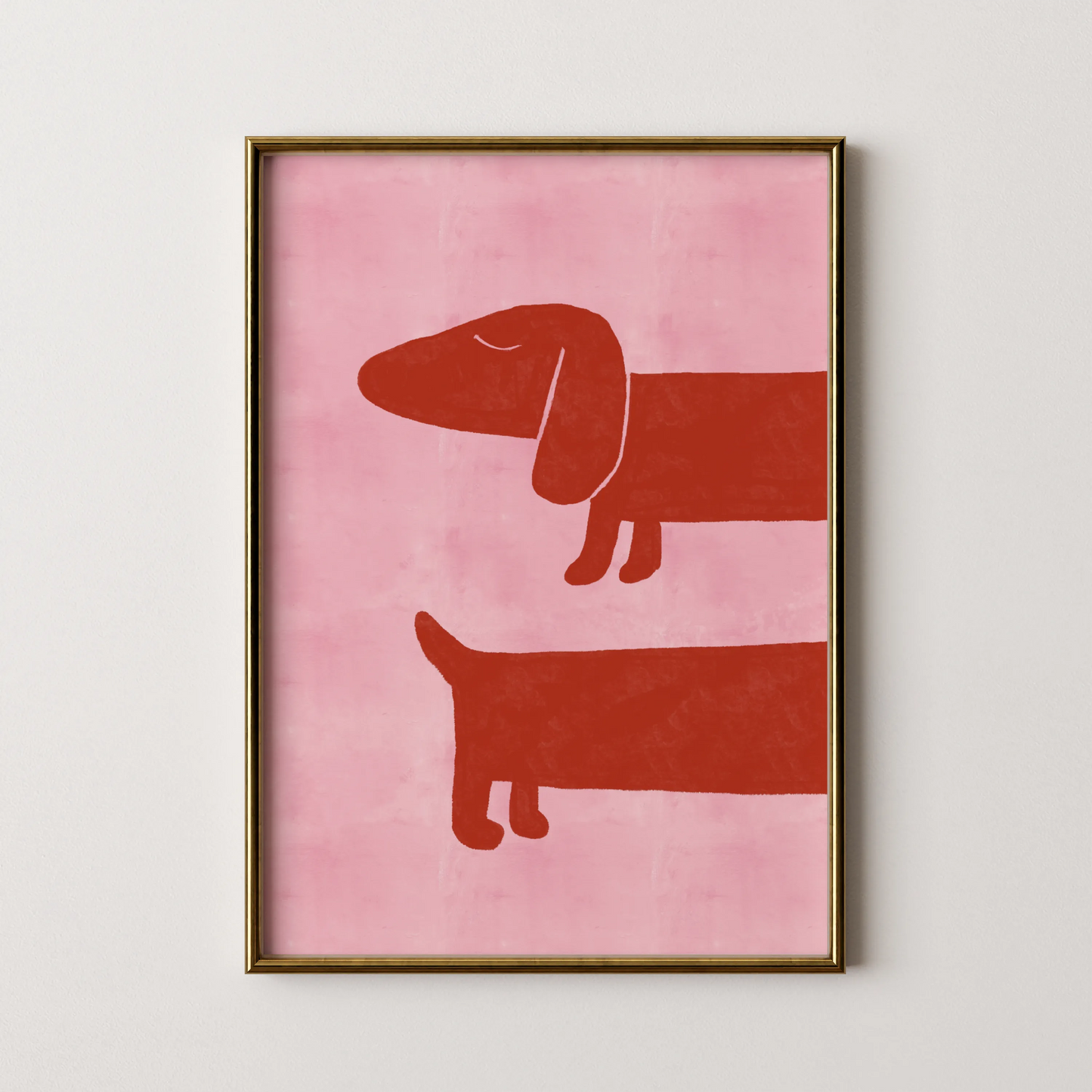 Dachshund Dog - Nursery Prints