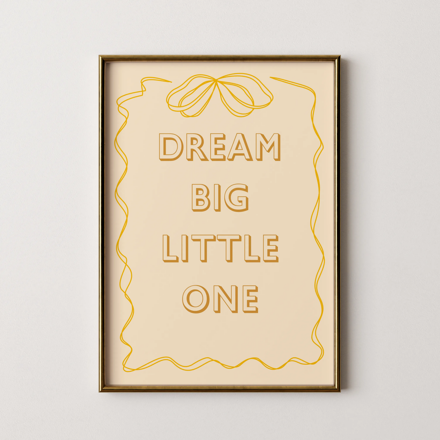 Dream big - Nursery Prints