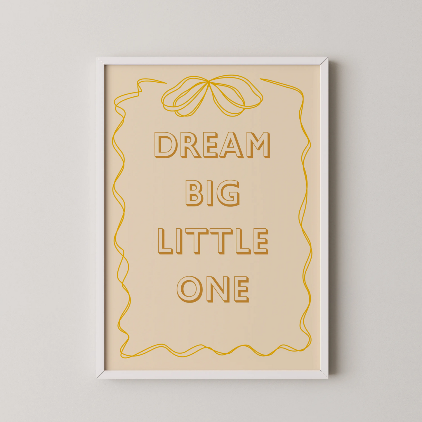 Dream big - Nursery Prints