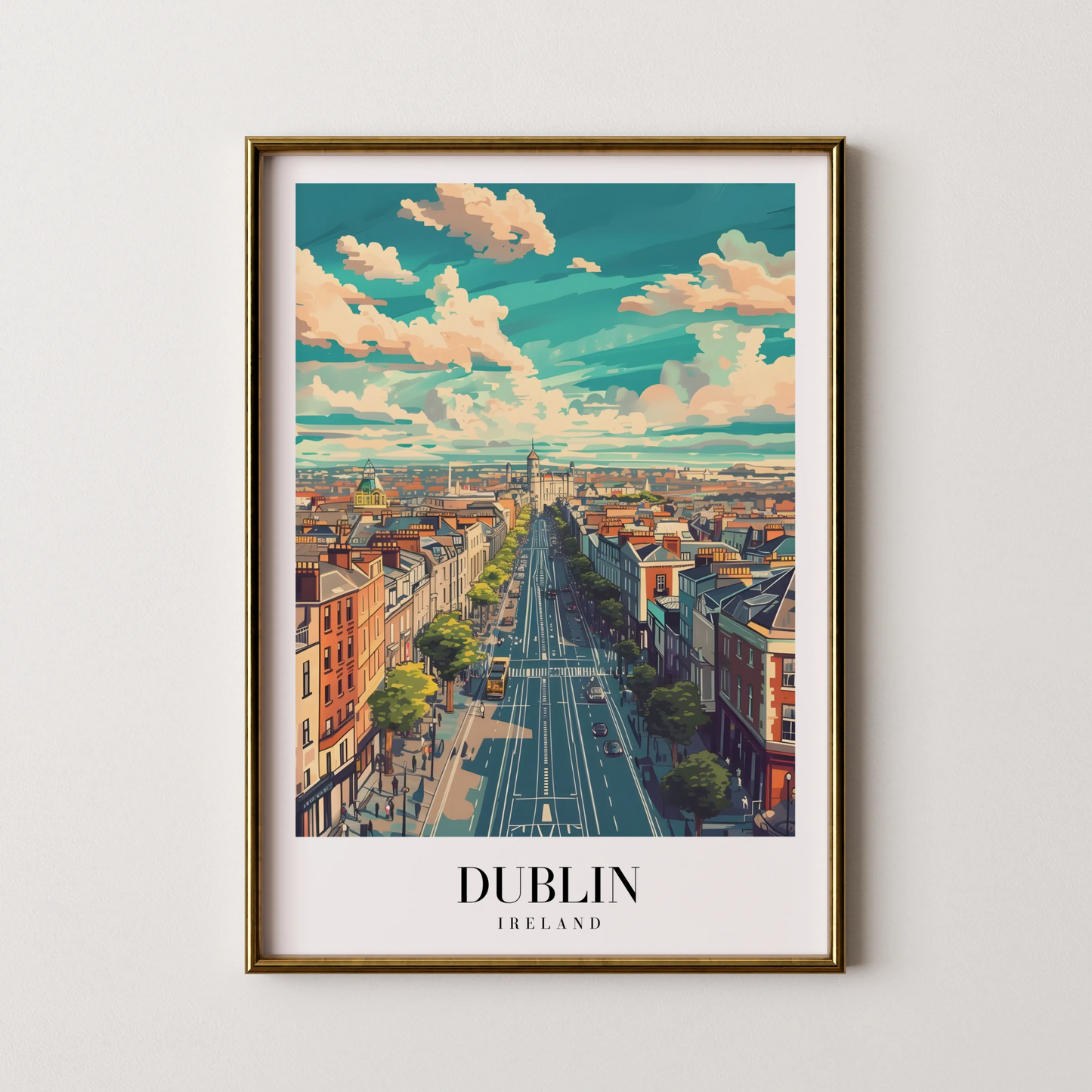 Dublin, Ireland, City Prints