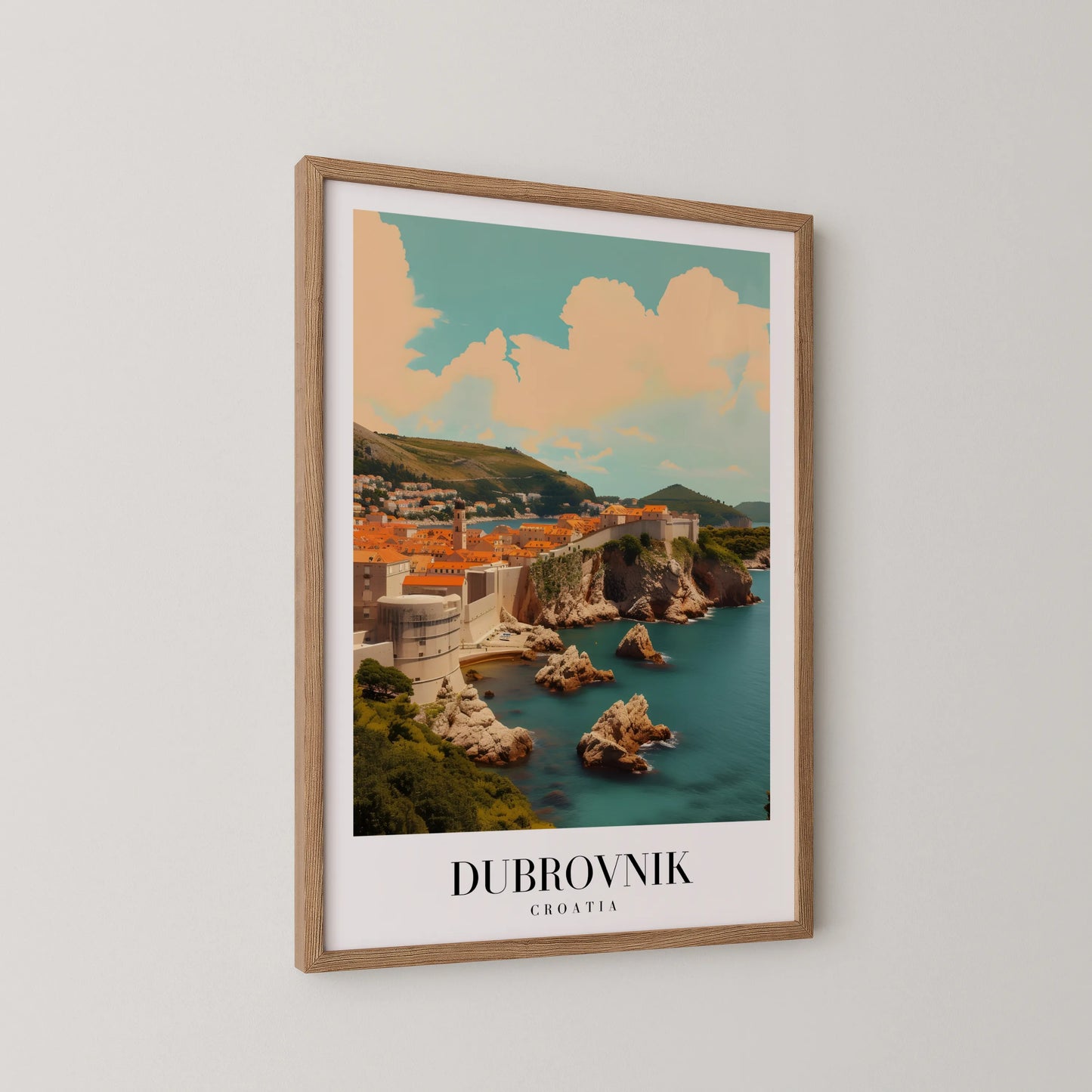 Dubrovnik, Croatia, City Print