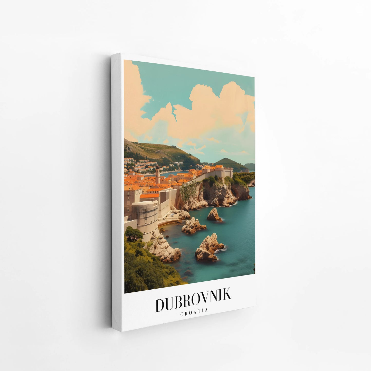 Dubrovnik, Croatia, City Print