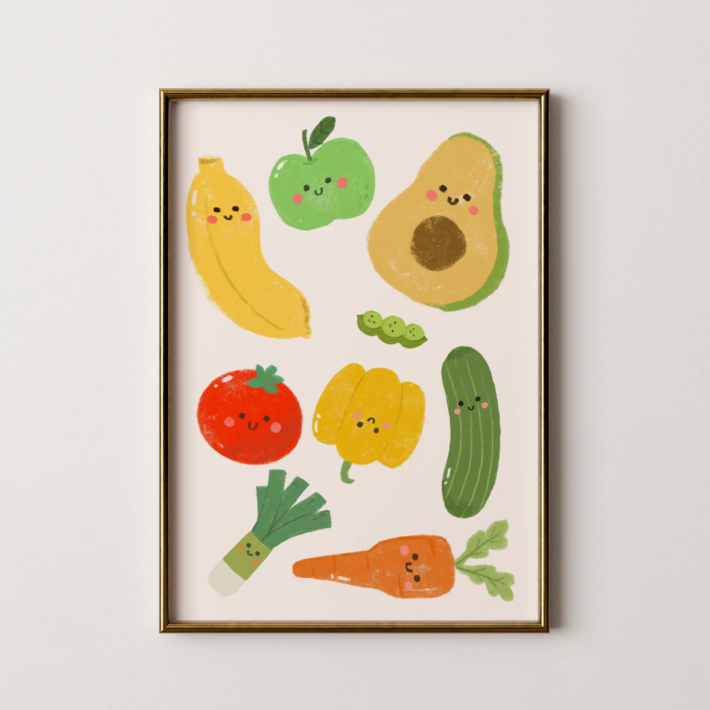 Eat veggies - Nursery Prints
