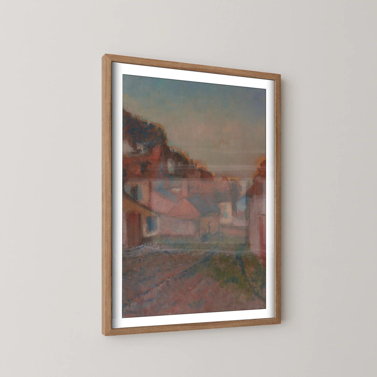 Rue de village by Edgar Degas (circa 1895-1898)