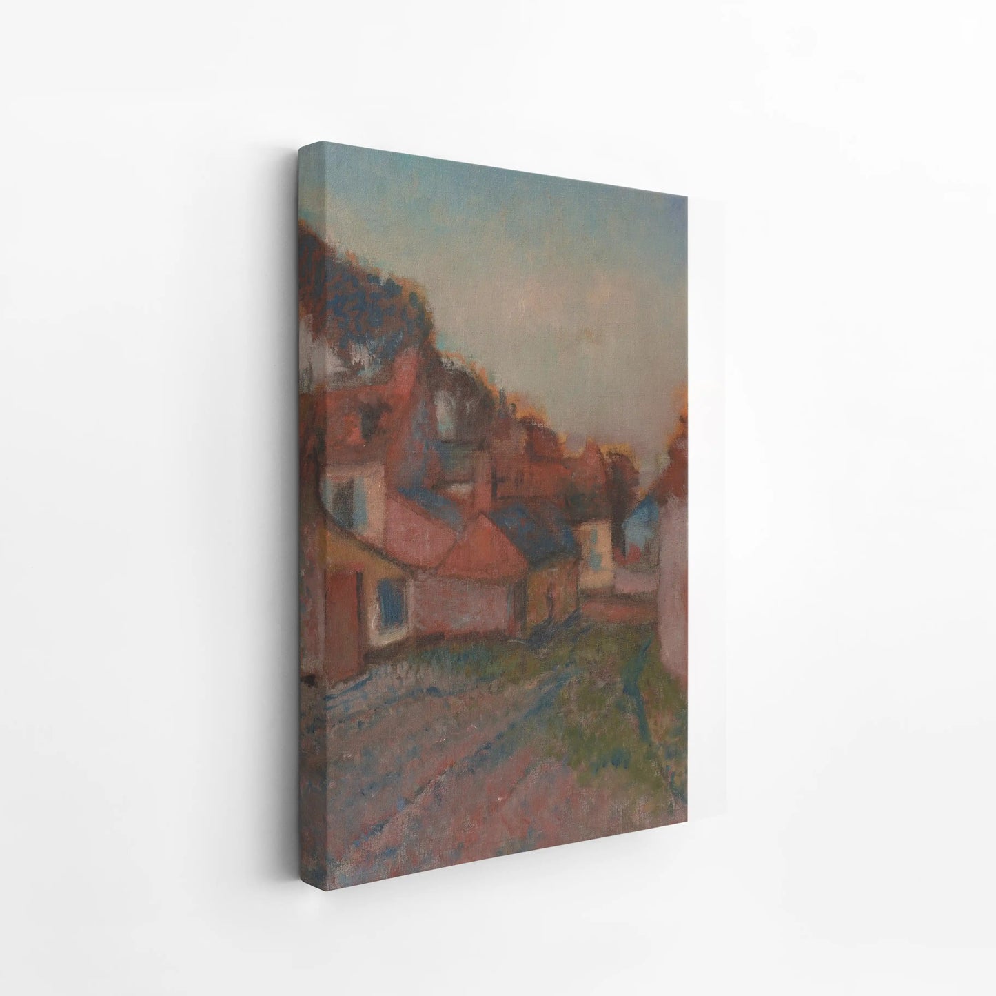 Rue de village by Edgar Degas (circa 1895-1898)