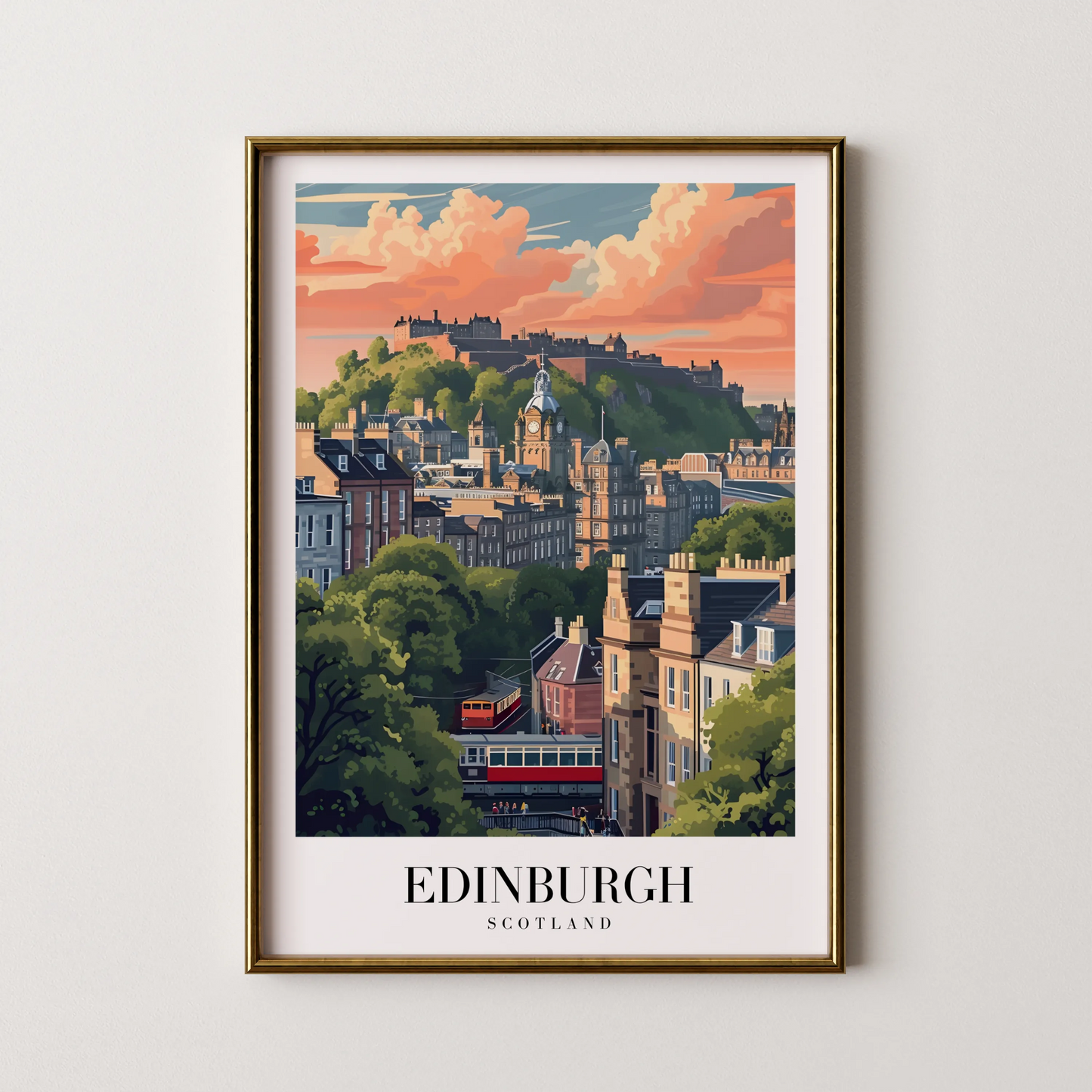 Edinburgh, Scotland, City Prints