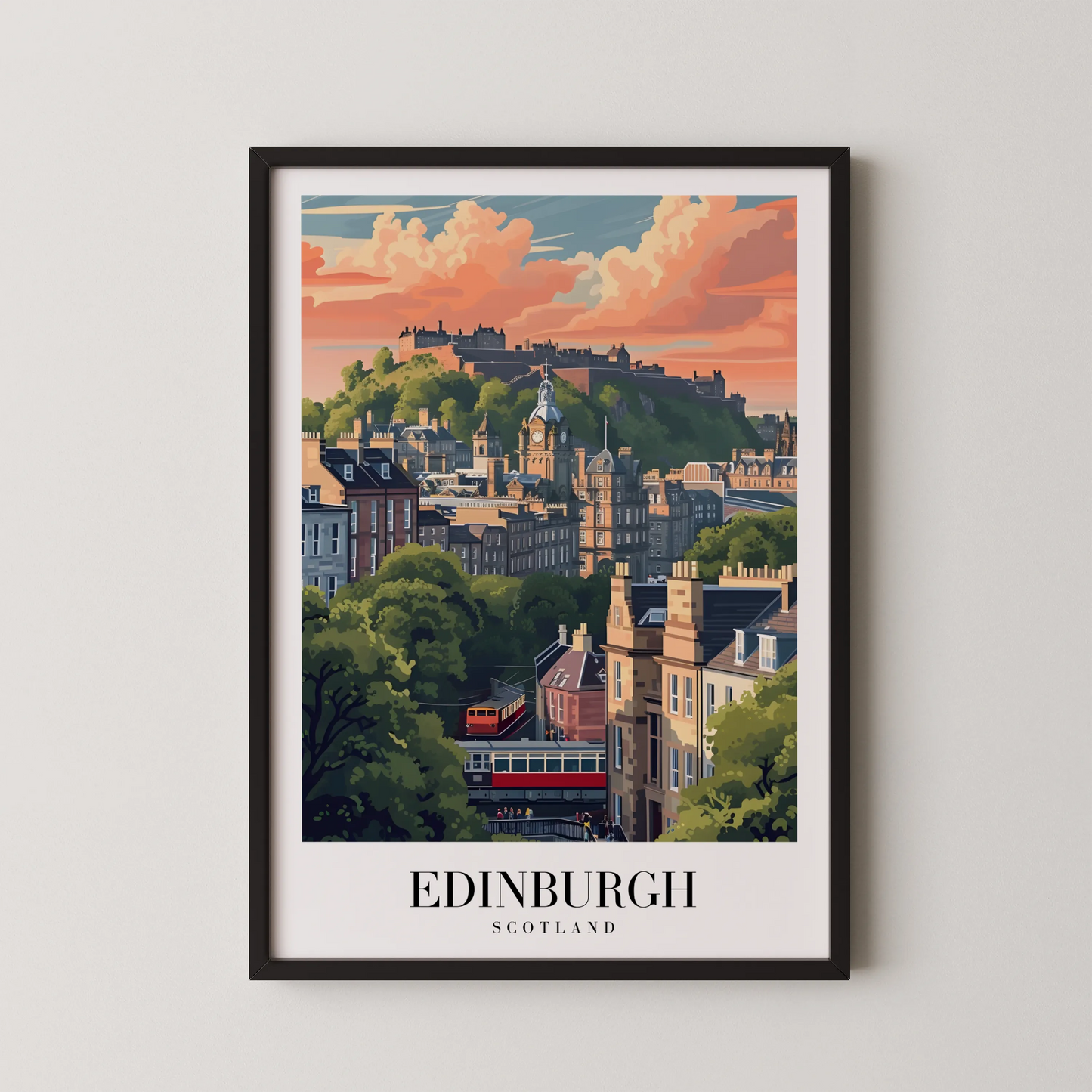 Edinburgh, Scotland, City Prints