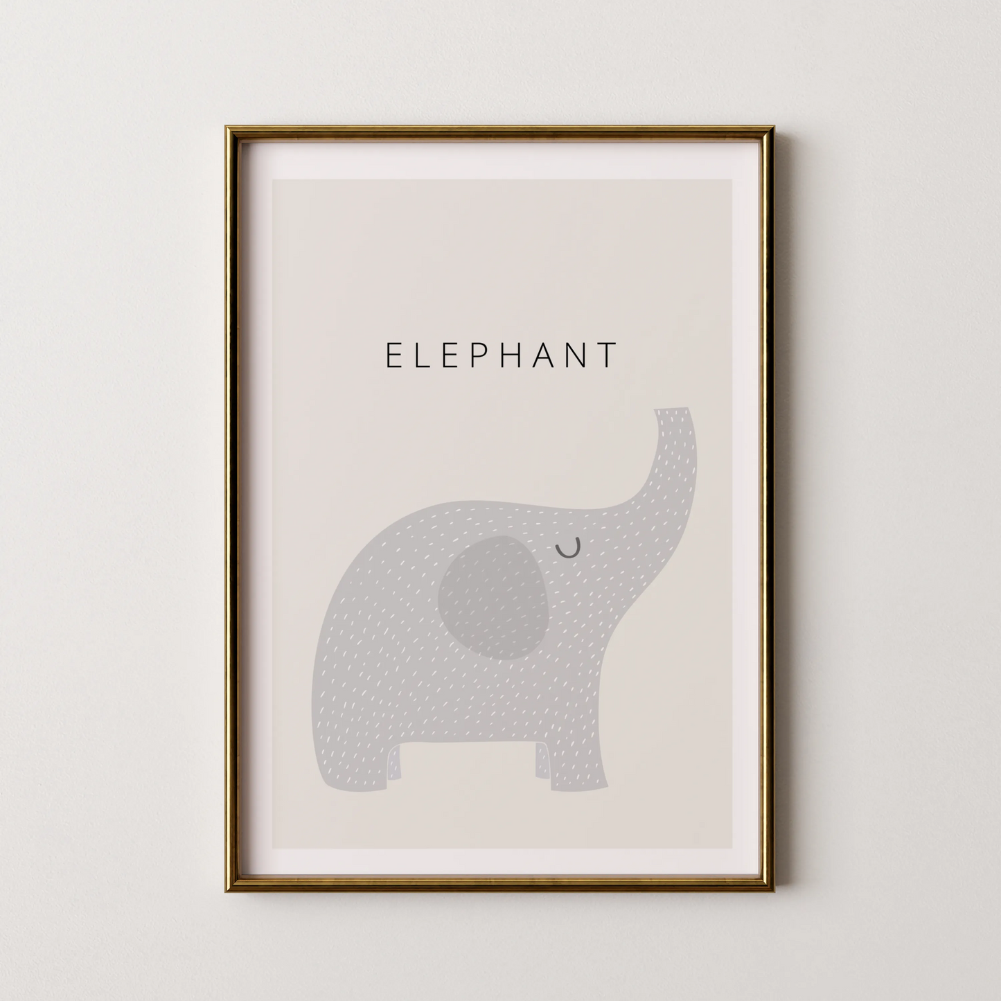White Elephant - Nursery Prints