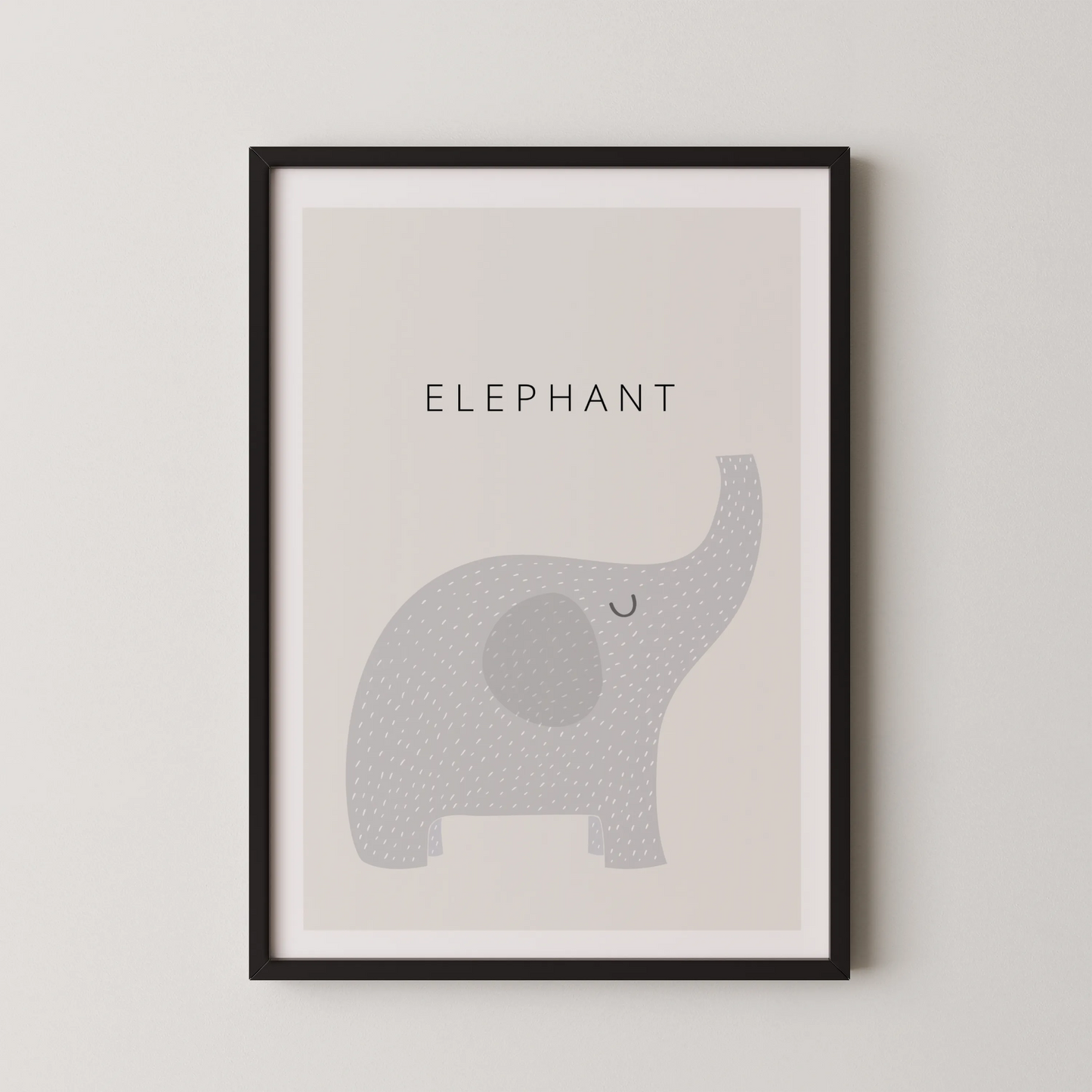 White Elephant - Nursery Prints