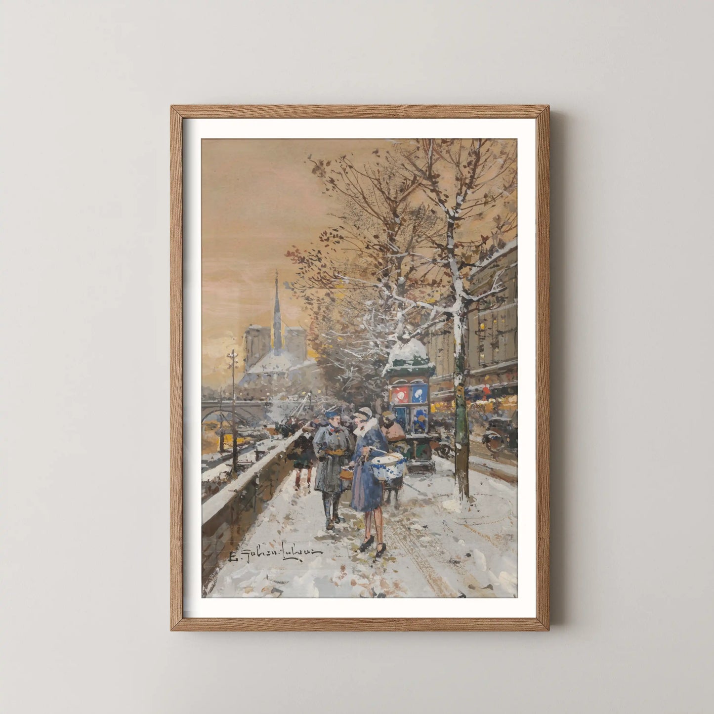 An assignation along the Seine by Eugène Galien