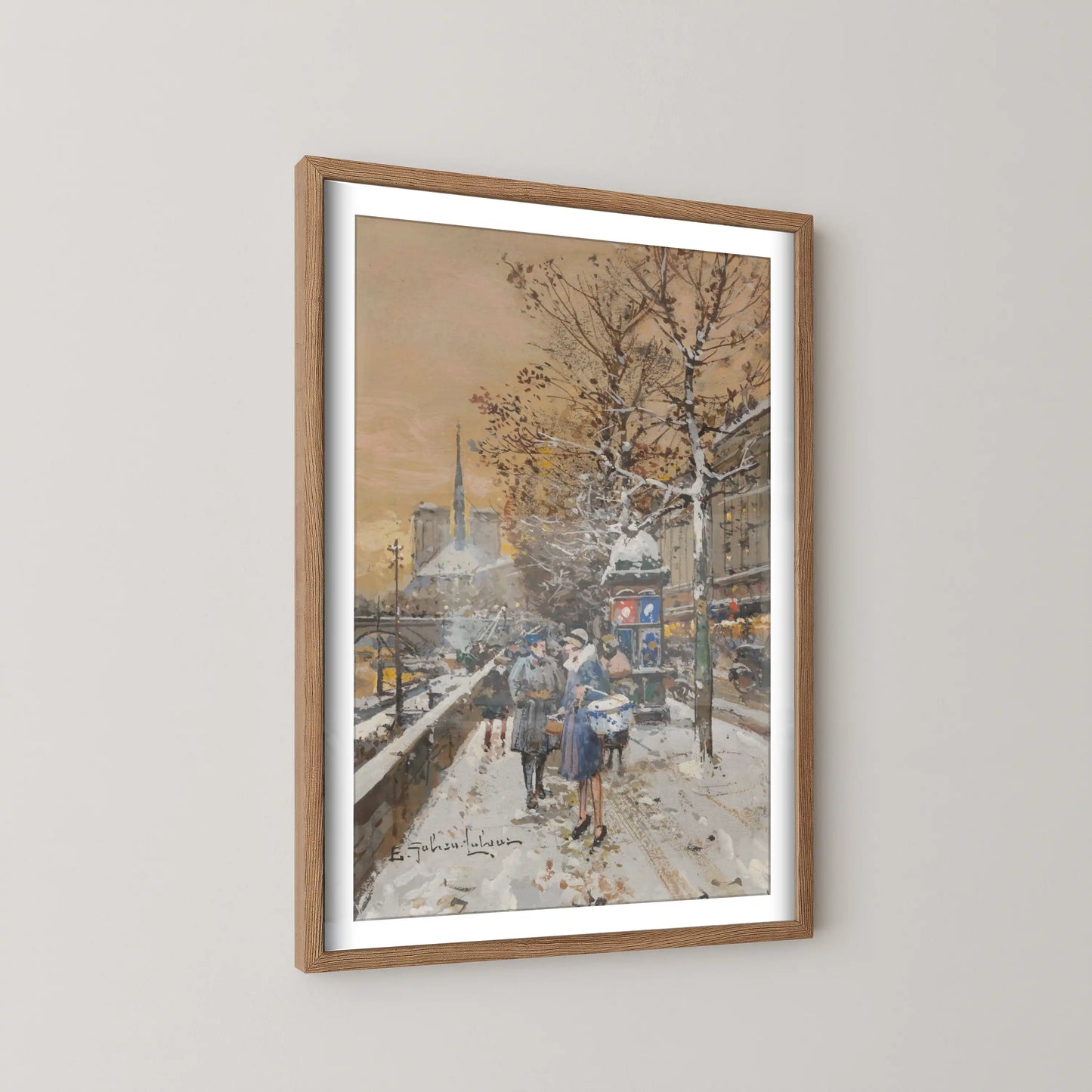 An assignation along the Seine by Eugène Galien