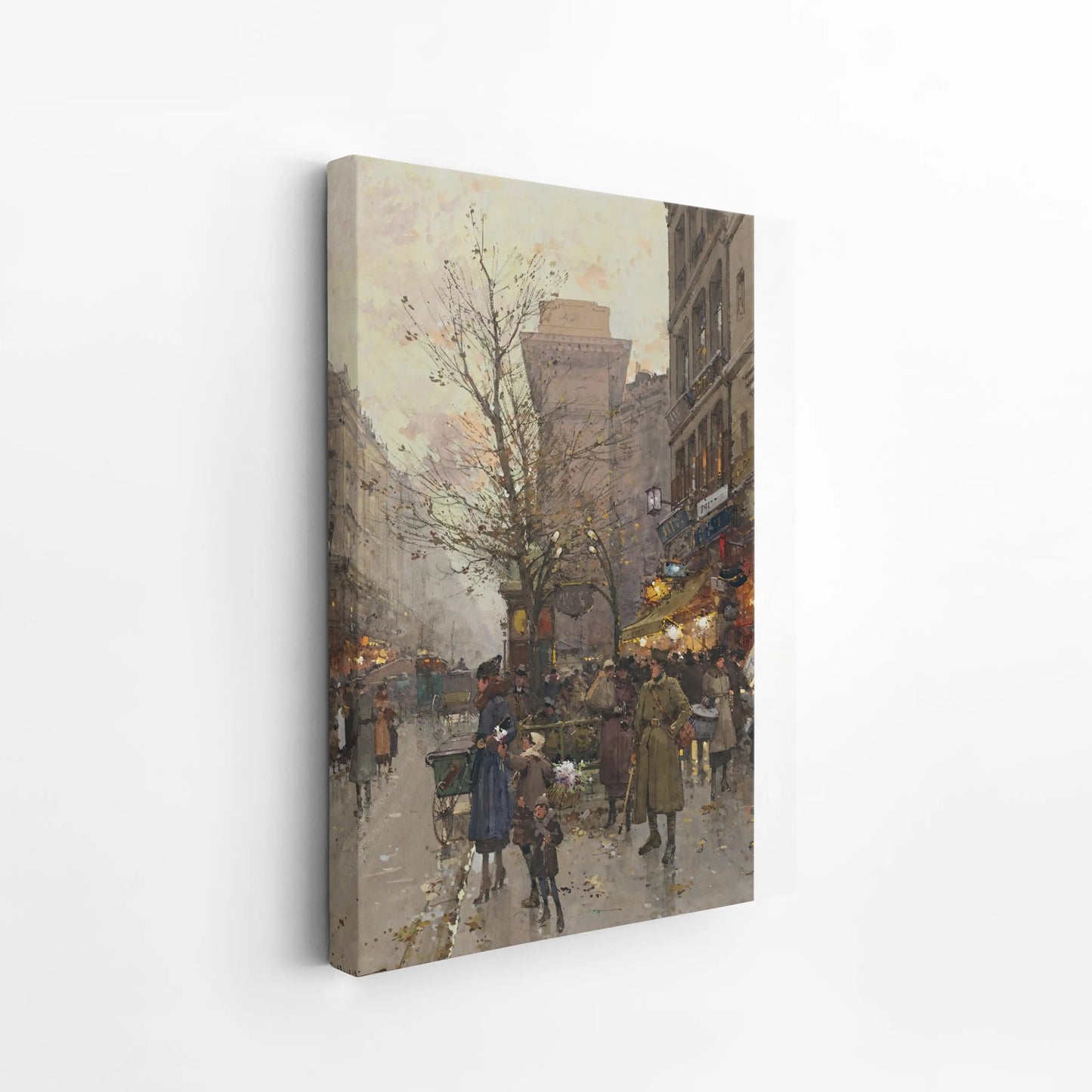 La Porte Saint Denis, Paris by Eugène Galien