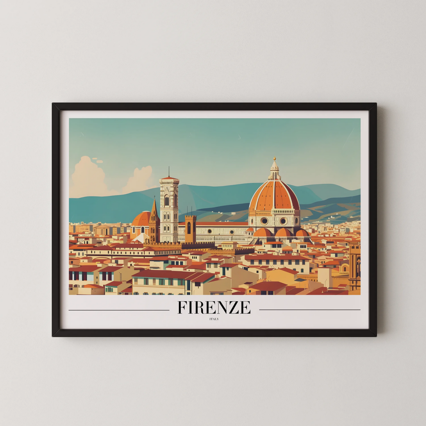 Firenze, Italy, City Print