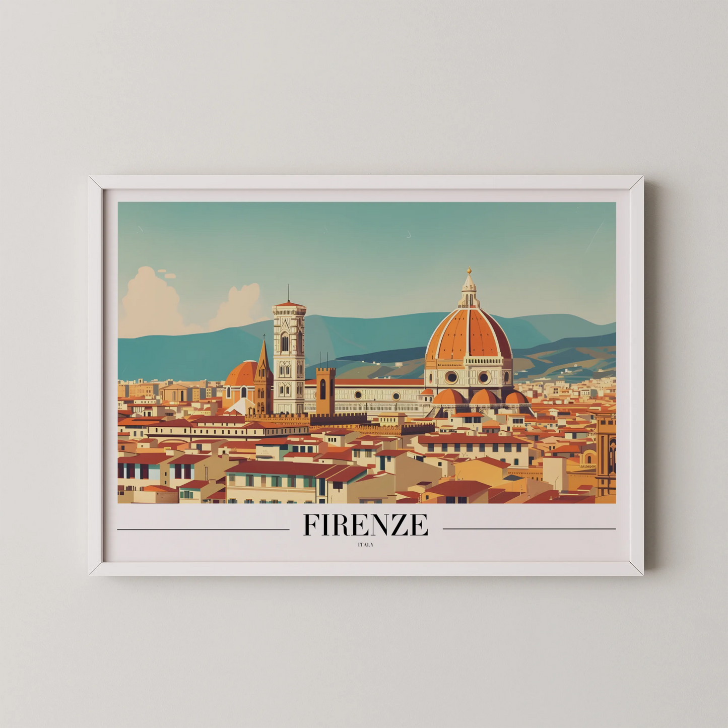 Firenze, Italy, City Print