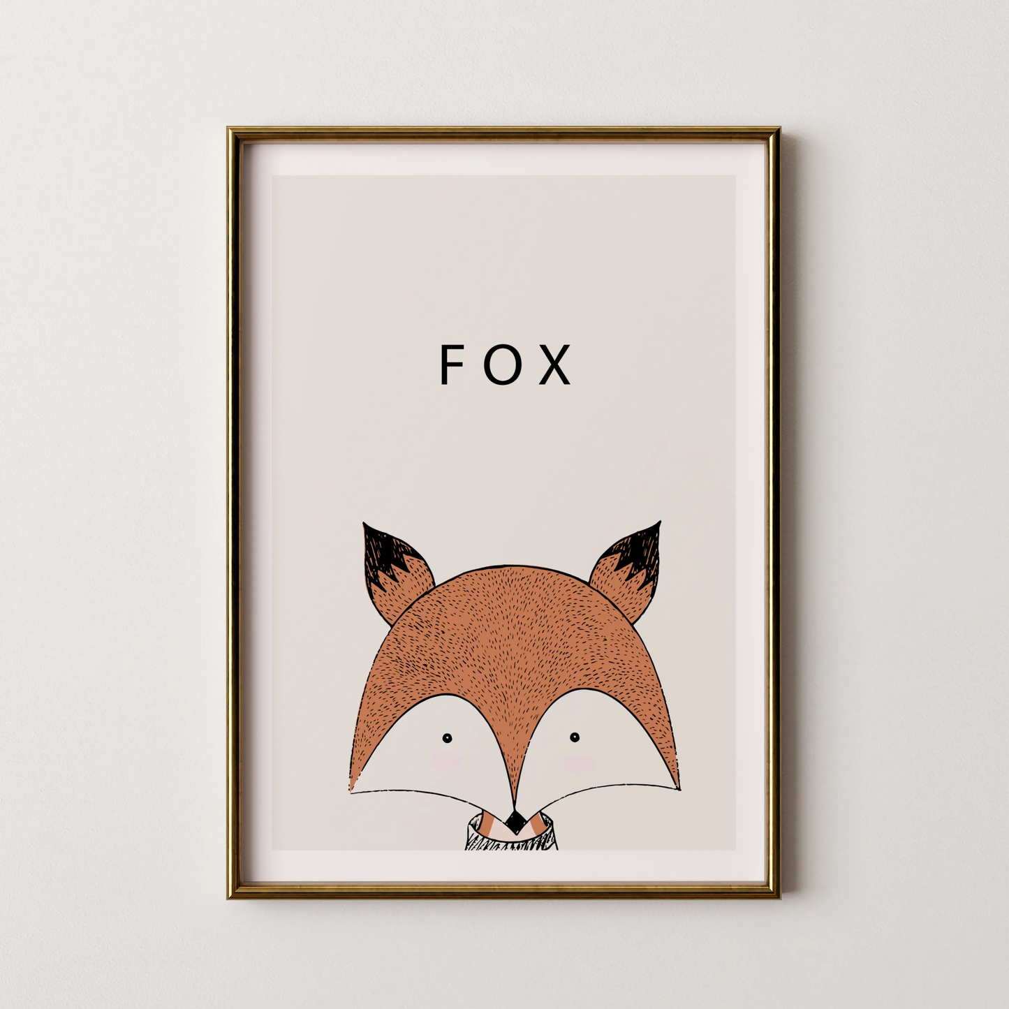 Fox - Nursery Prints