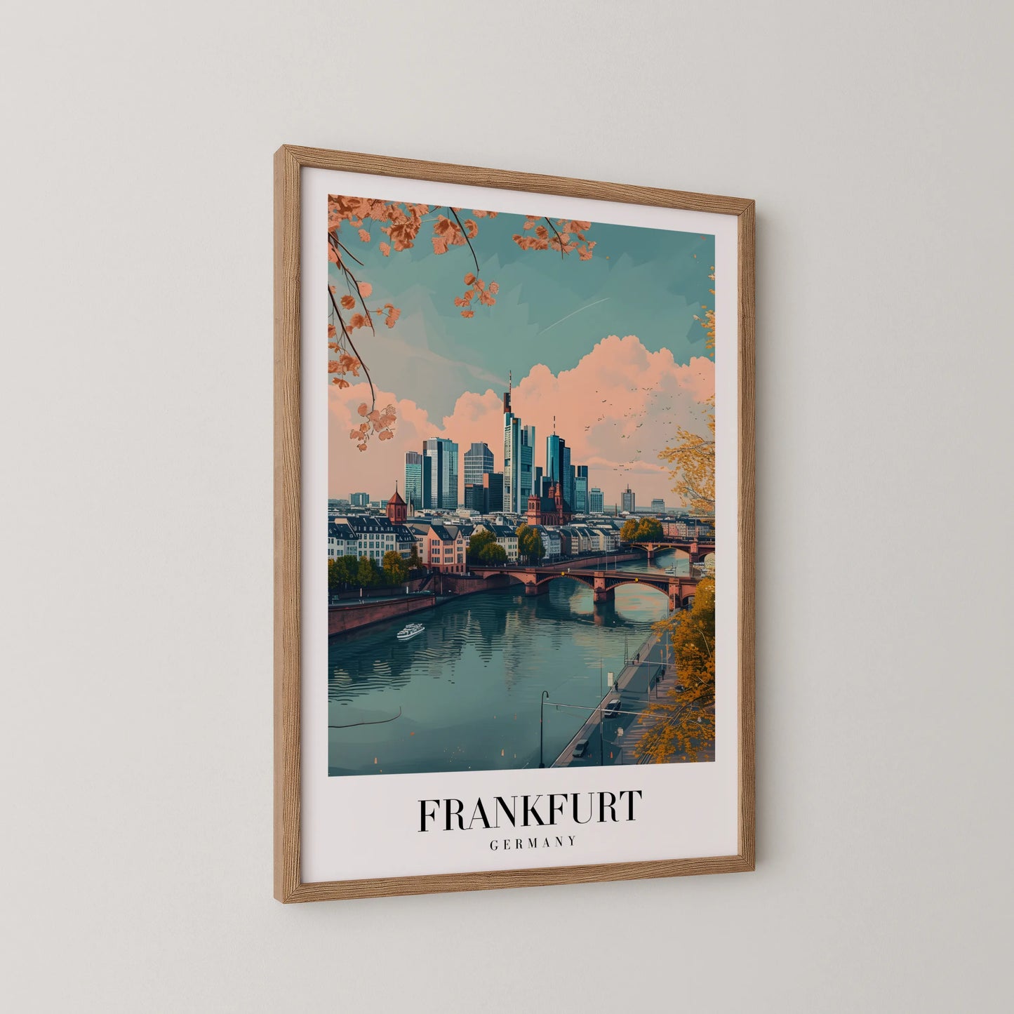 Frankfurt, Germany, City Print