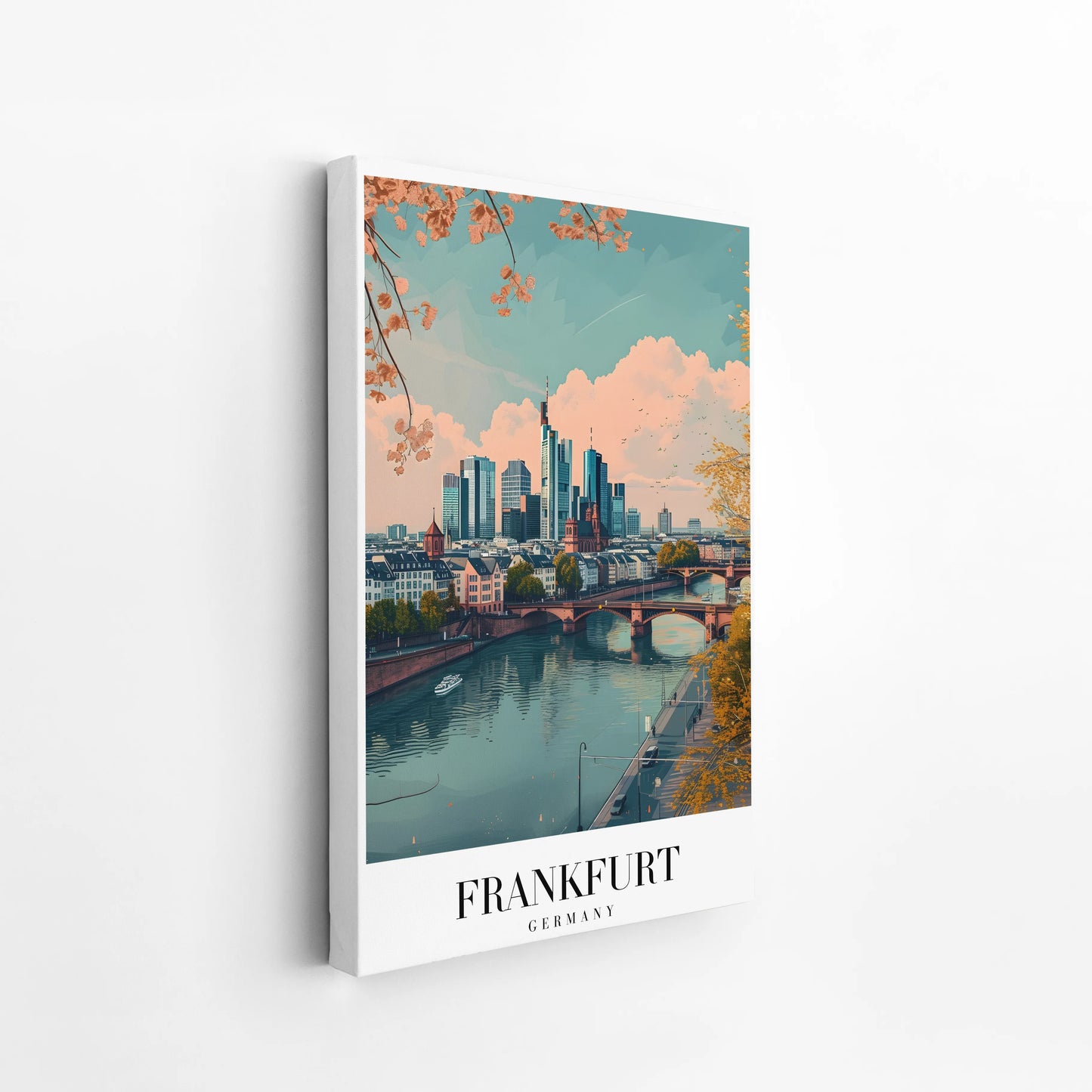 Frankfurt, Germany, City Print