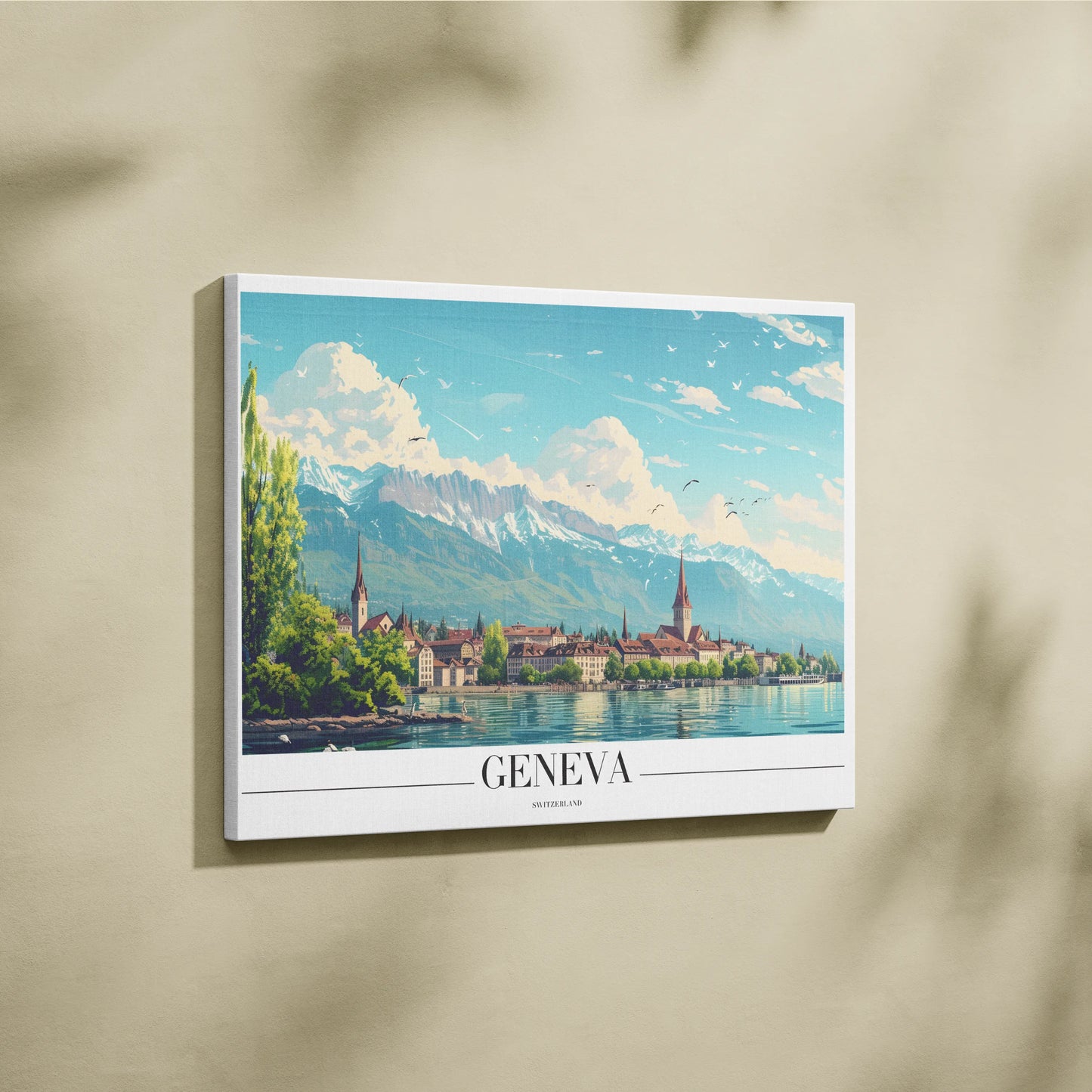 Geneva, Switzerland, City Prints