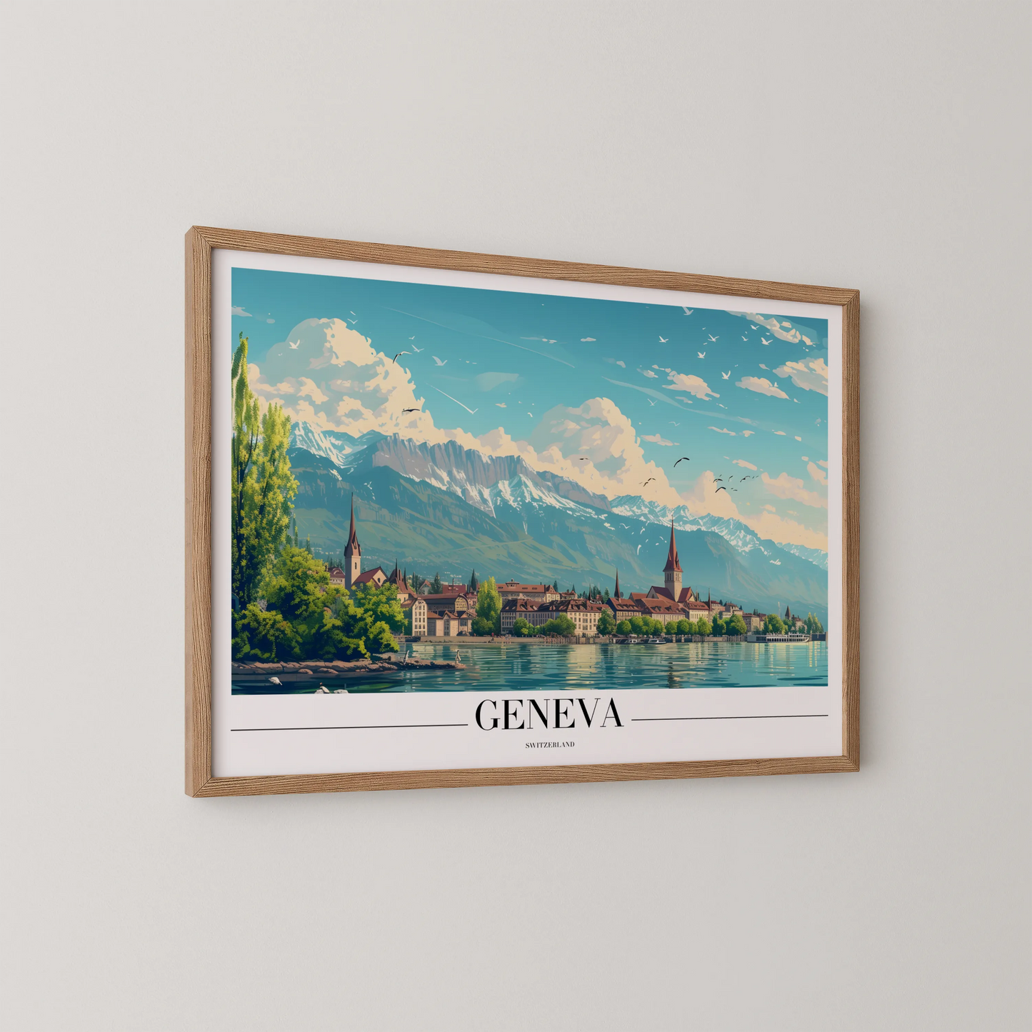 Geneva, Switzerland, City Prints
