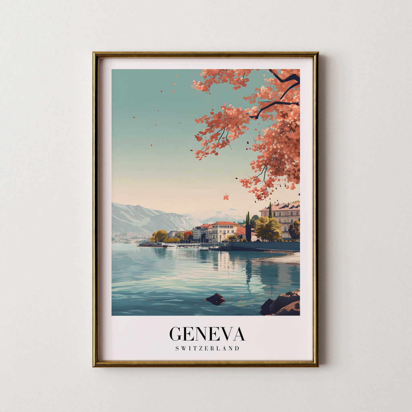 Geneva, Switzerland, City Prints