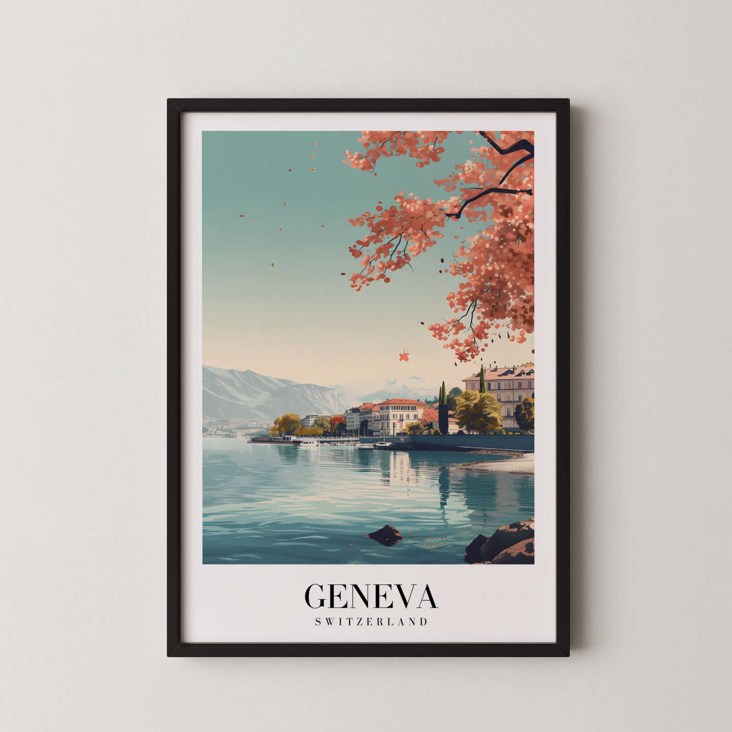 Geneva, Switzerland, City Prints
