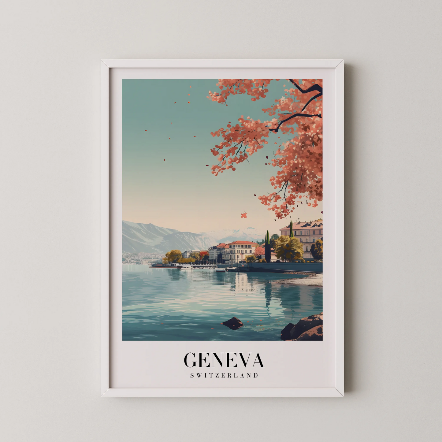 Geneva, Switzerland, City Prints