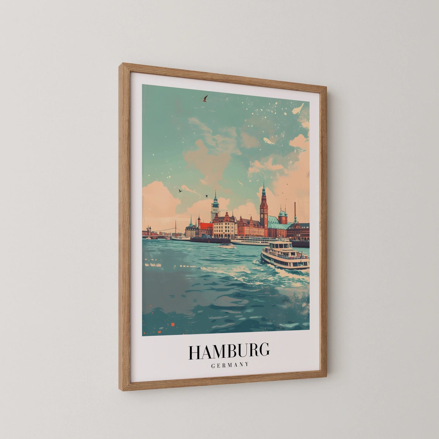 Hamburg, Germany, City Print