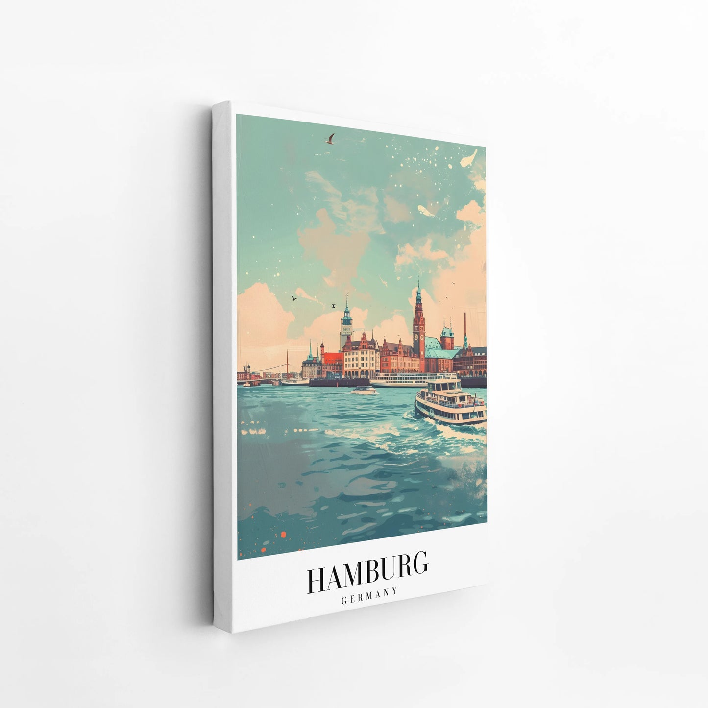 Hamburg, Germany, City Print