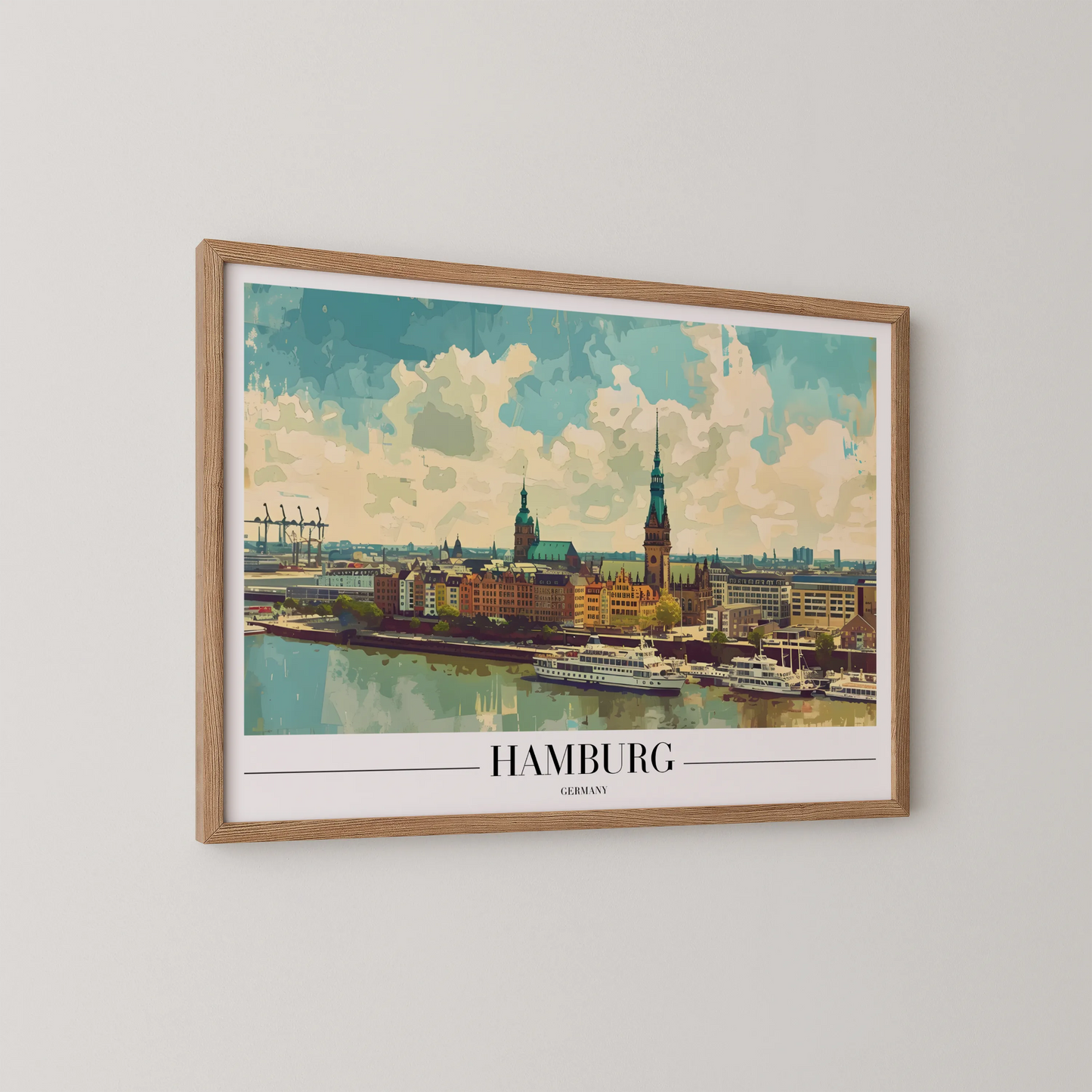 Hamburg, Germany, City Prints