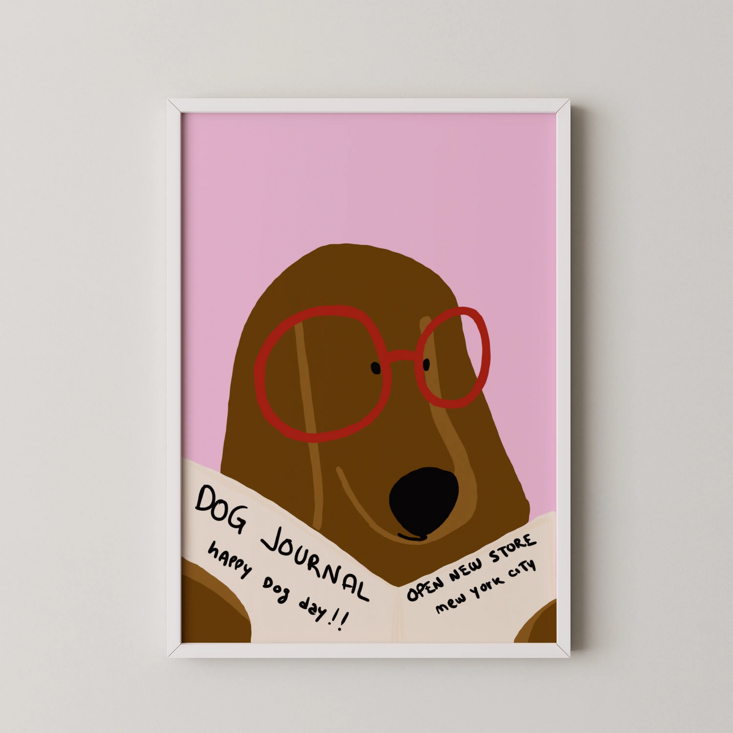 Happy dog - Nursery Prints
