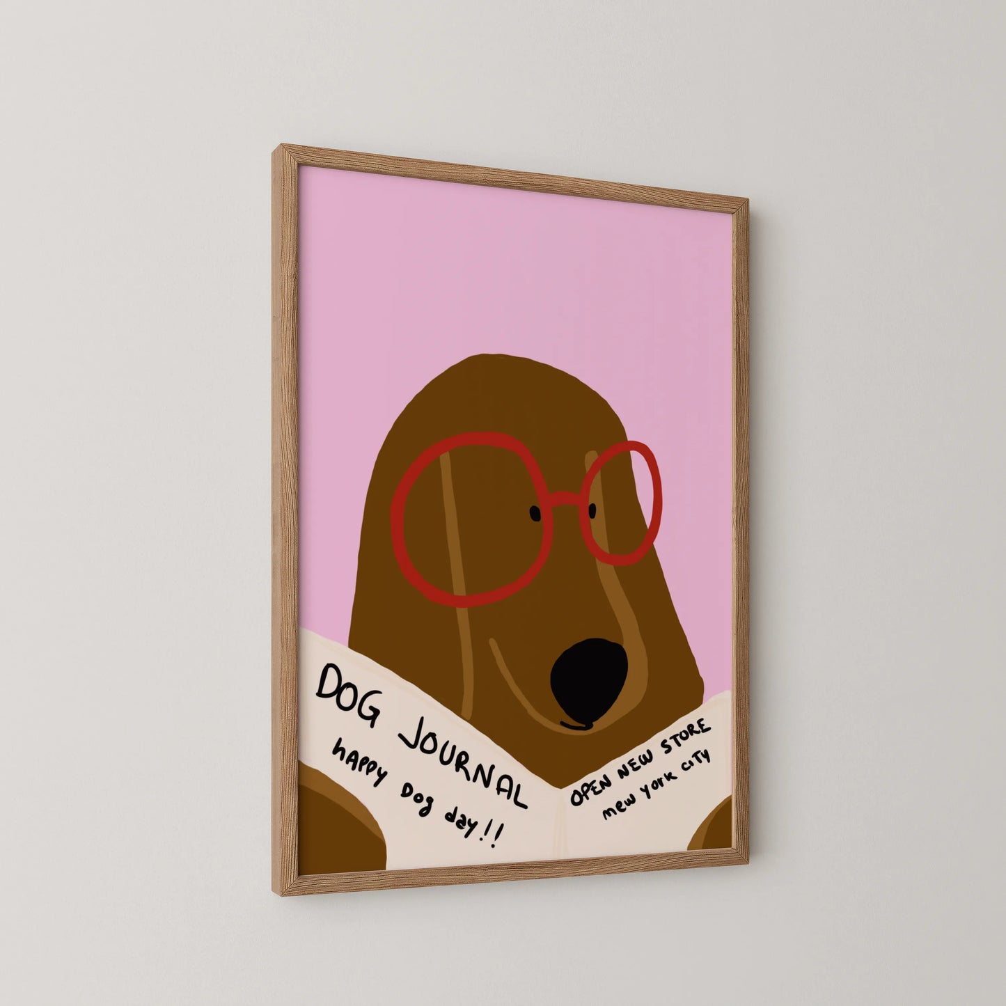 Happy dog - Nursery Prints