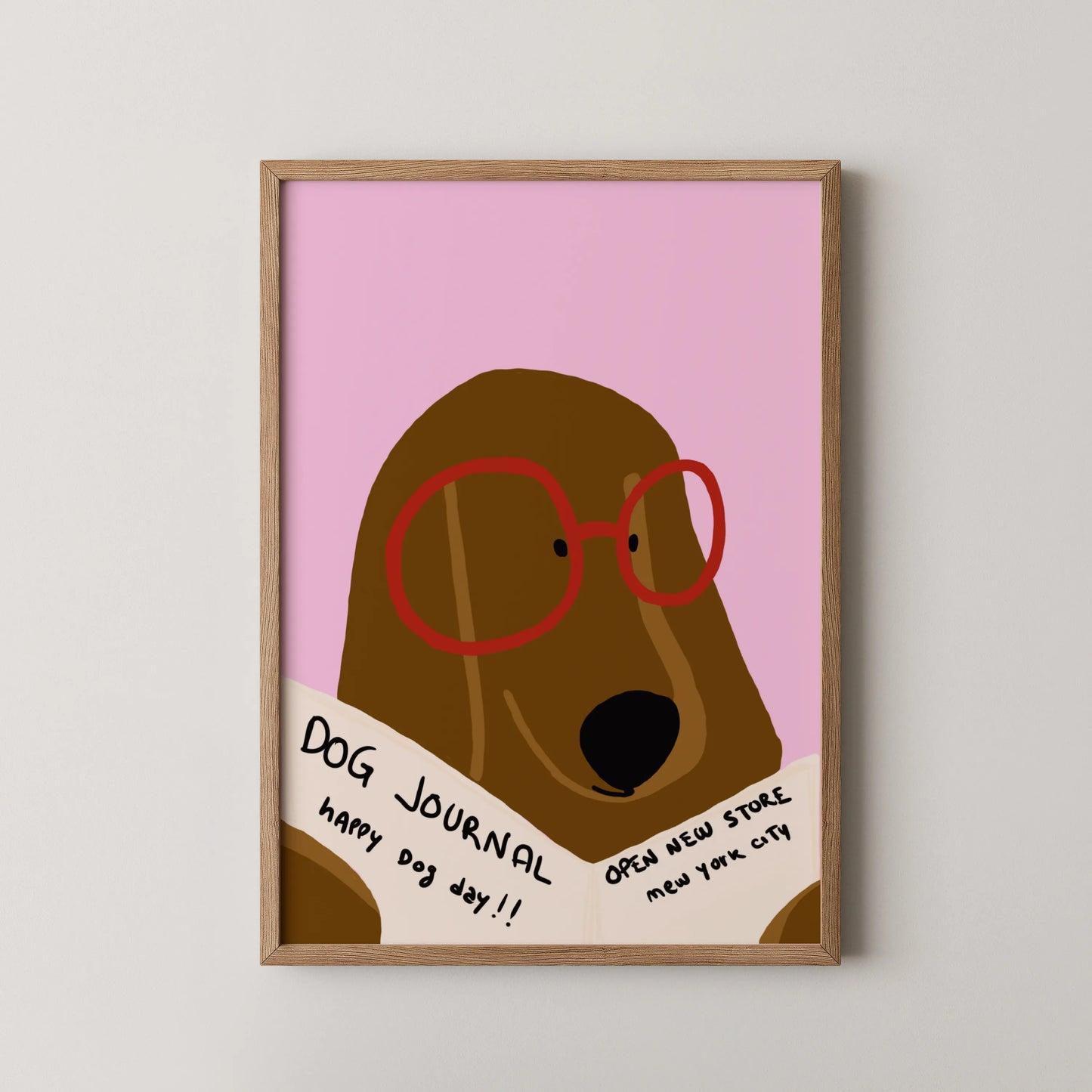 Happy dog - Nursery Prints