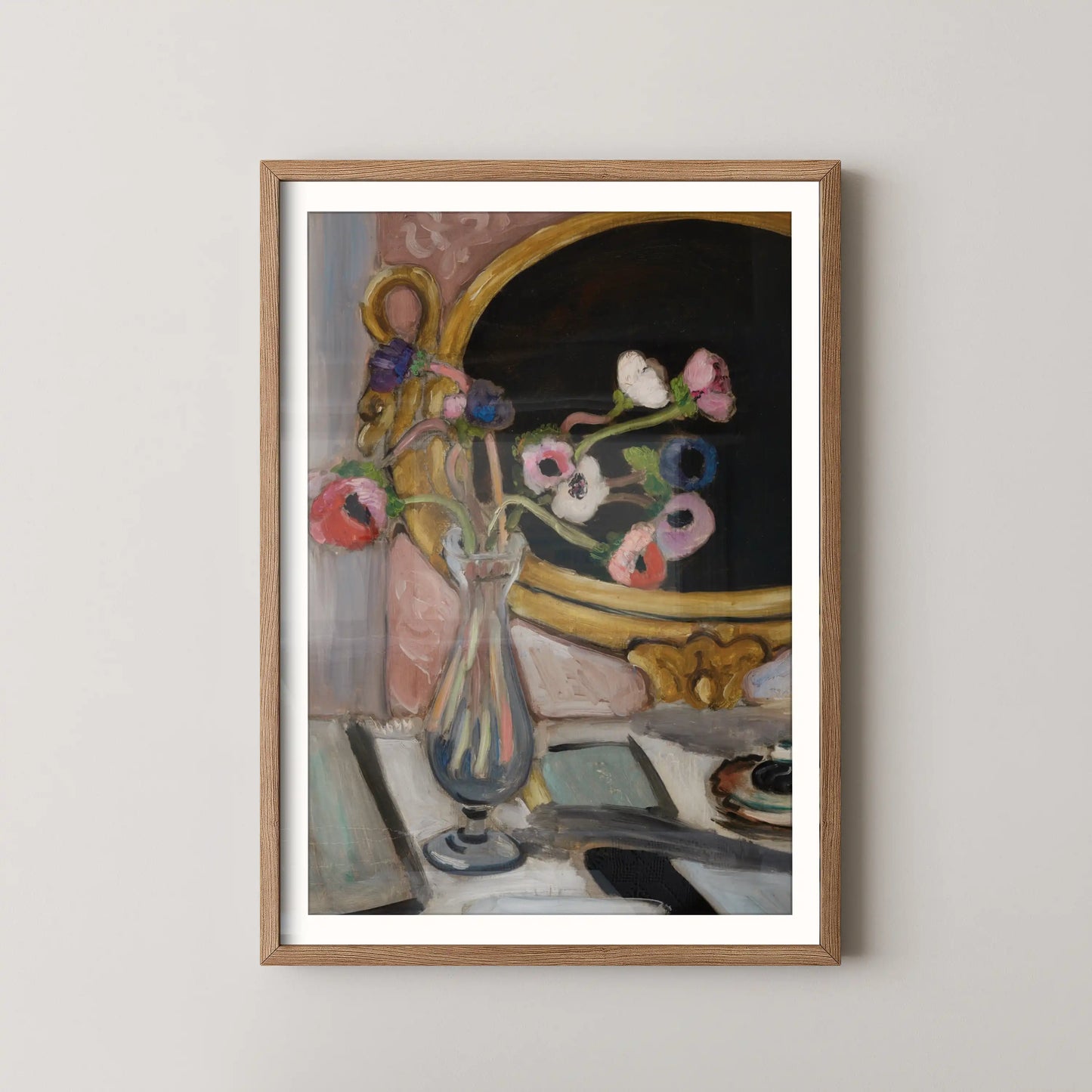 Anémones au miroir noir by Henri Matisse (1919)