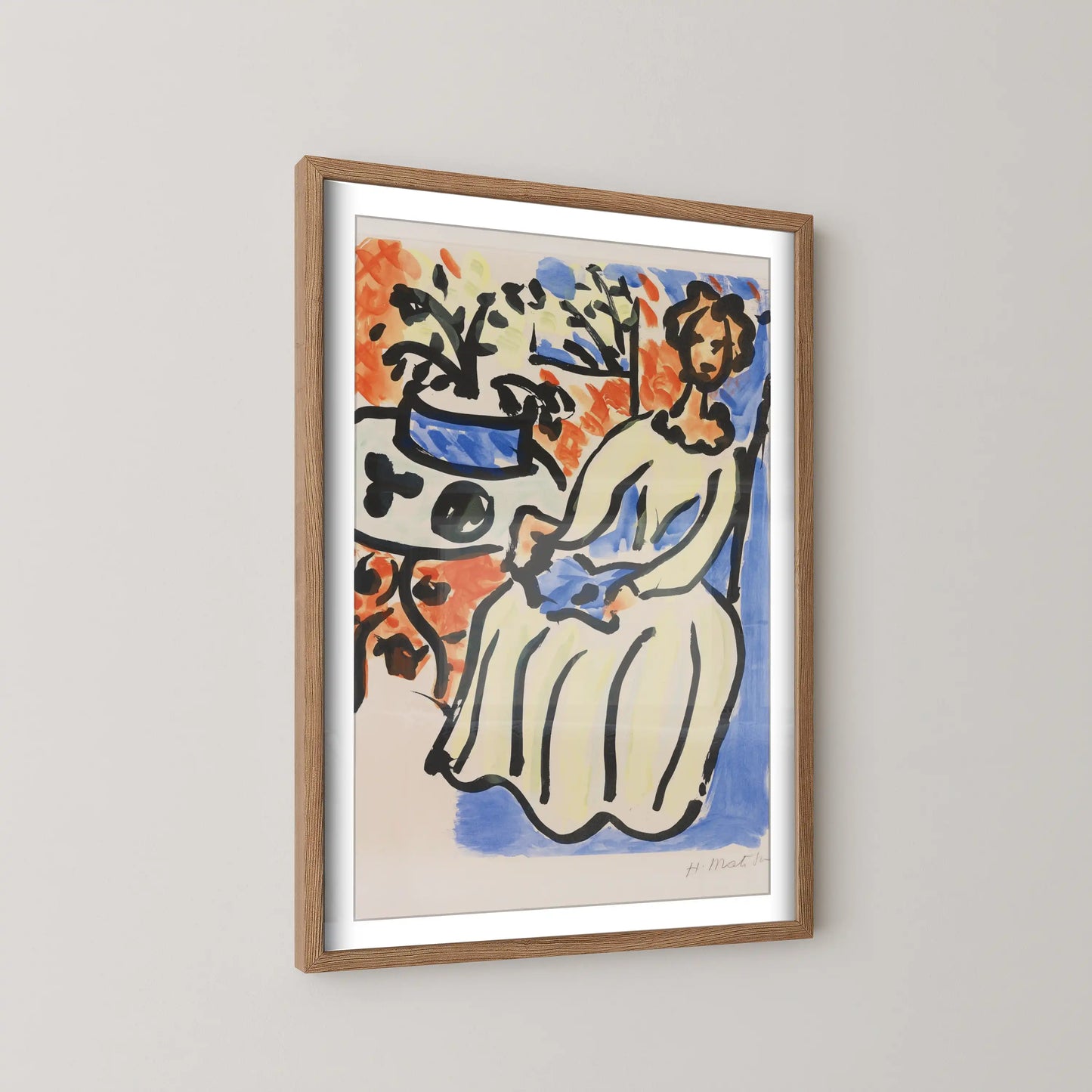 Marie-José en robe jaune by Henri Matisse (1950)