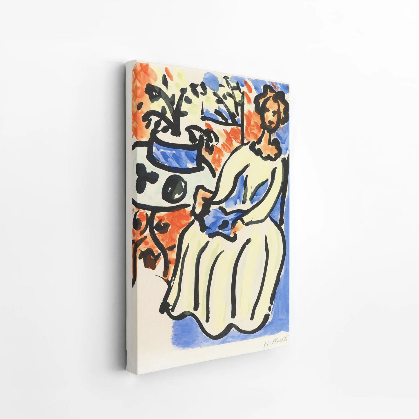 Marie-José en robe jaune by Henri Matisse (1950)
