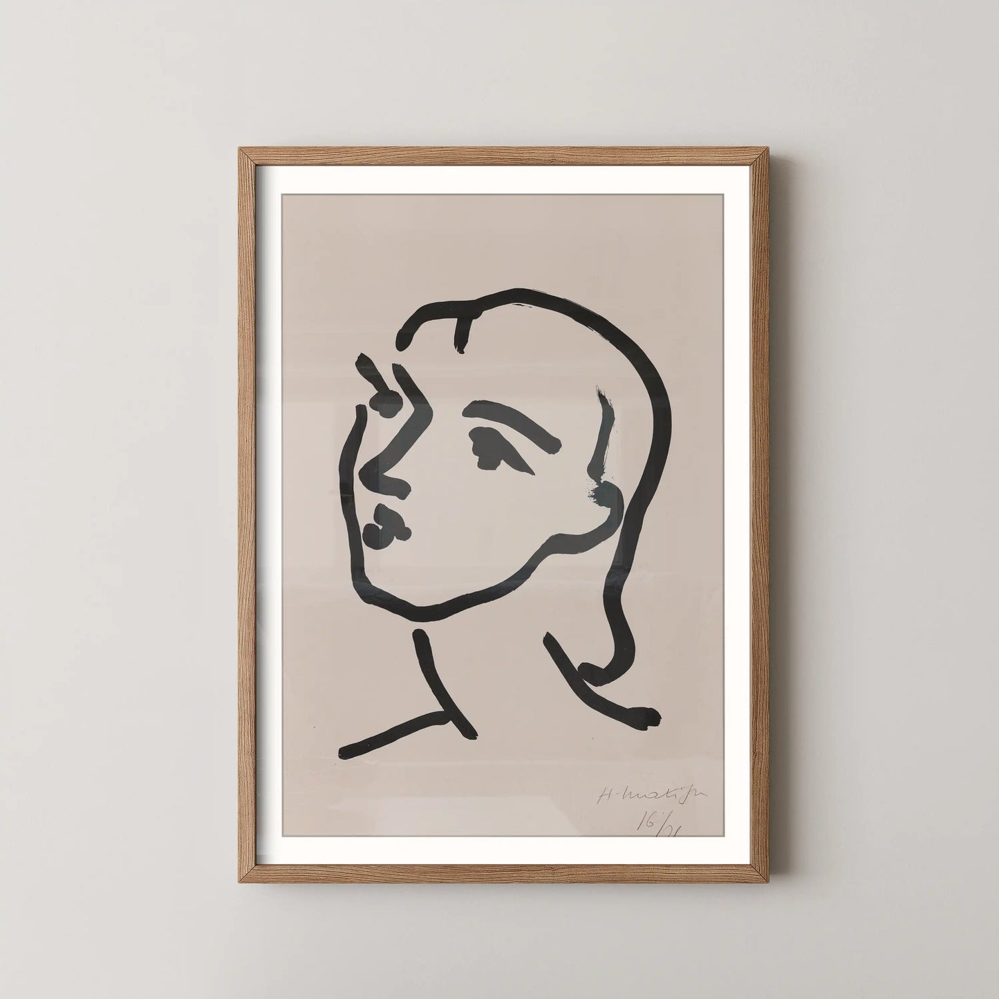 Nadia aux cheveux lisses by Henri Matisse (1948)
