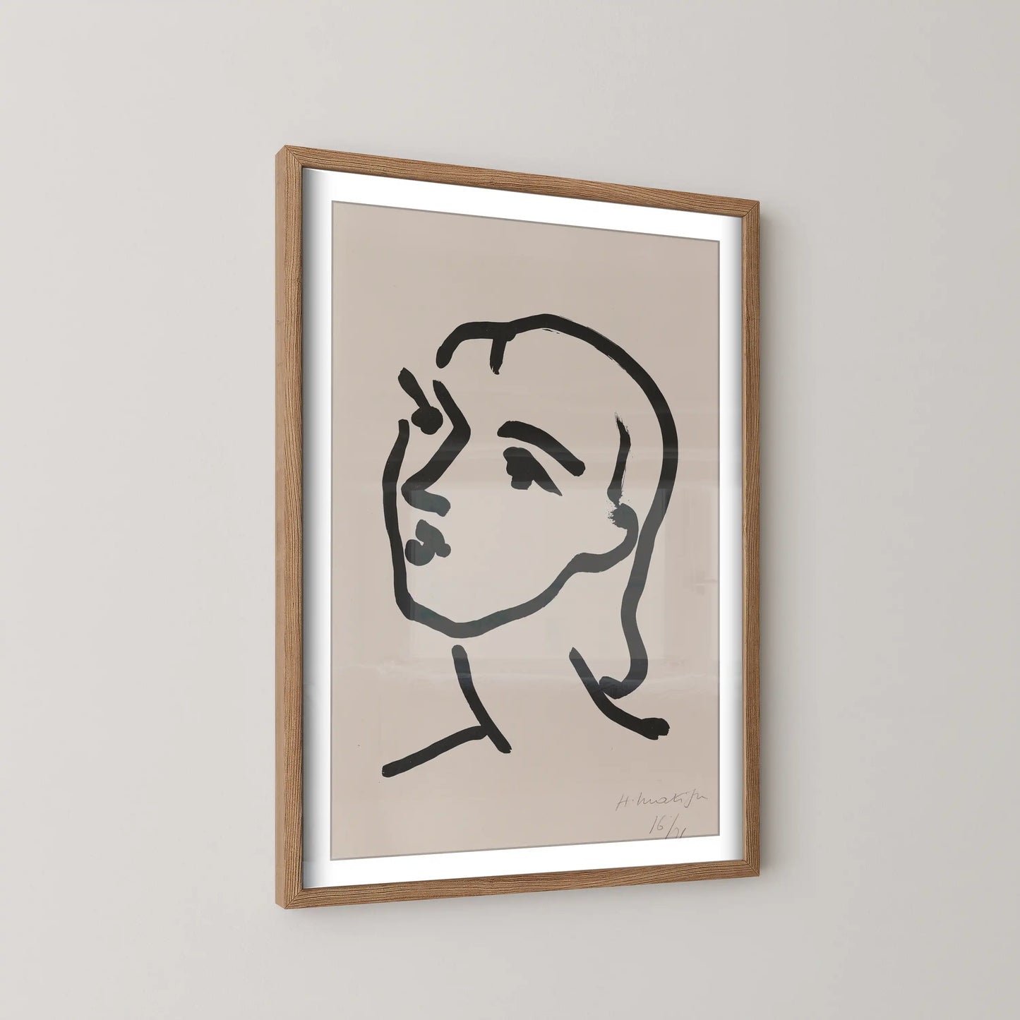 Nadia aux cheveux lisses by Henri Matisse (1948)