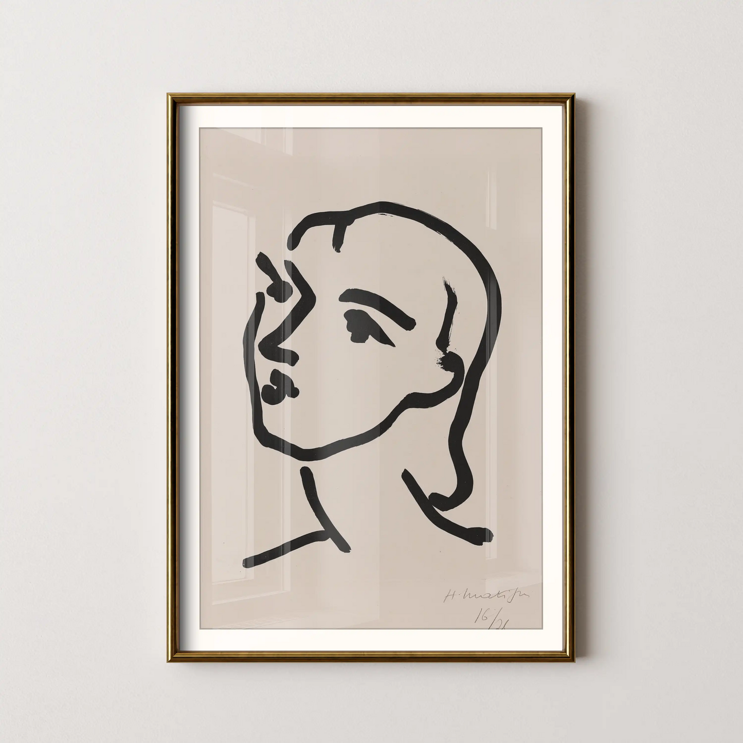 Nadia aux cheveux lisses by Henri Matisse (1948)