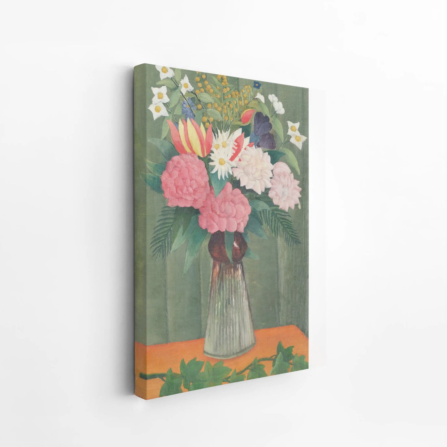 Flowers in a Vase by Henri Rousseau (1990)
