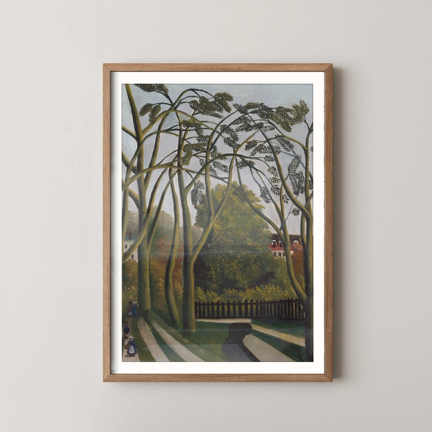 The Banks of the Bièvre near Bicêtre by Henri Rousseau (1908-1909)