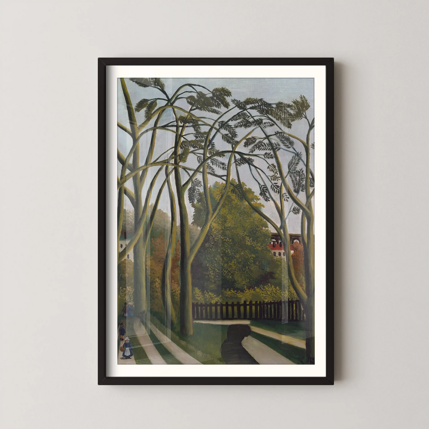 The Banks of the Bièvre near Bicêtre by Henri Rousseau (1908-1909)