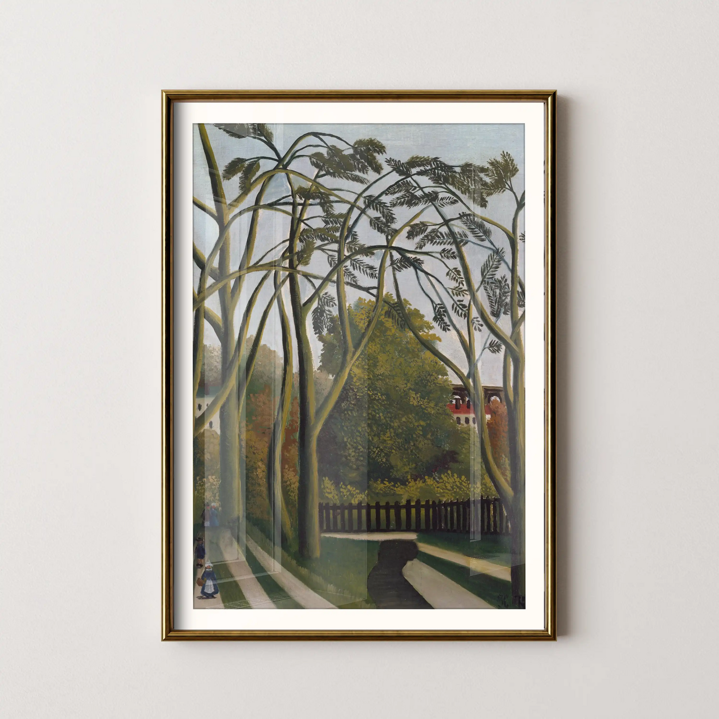 The Banks of the Bièvre near Bicêtre by Henri Rousseau (1908-1909)