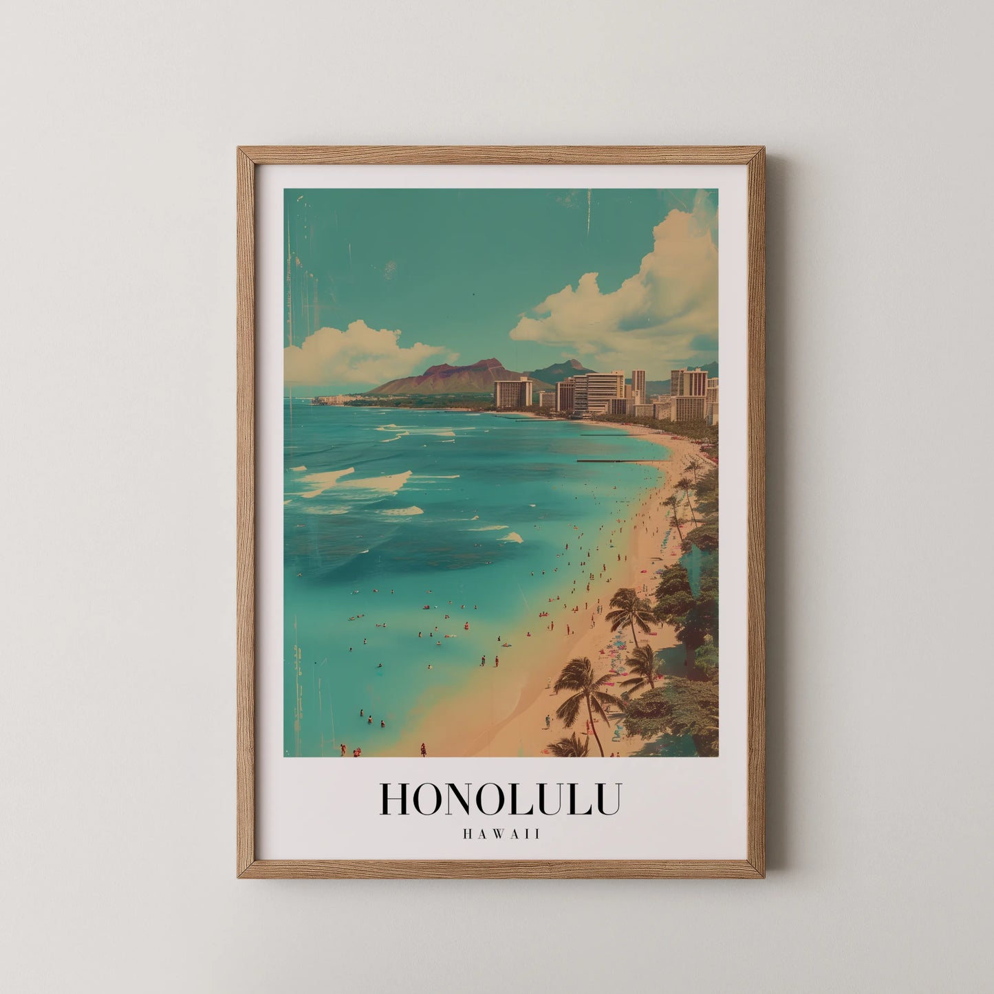 Honolulu, Hawaii, City Prints