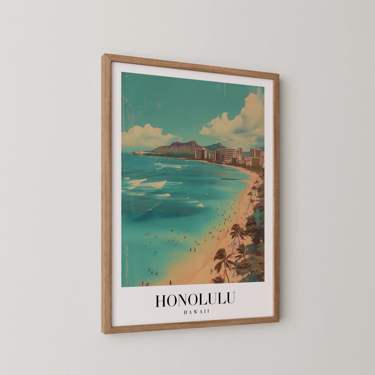 Honolulu, Hawaii, City Prints
