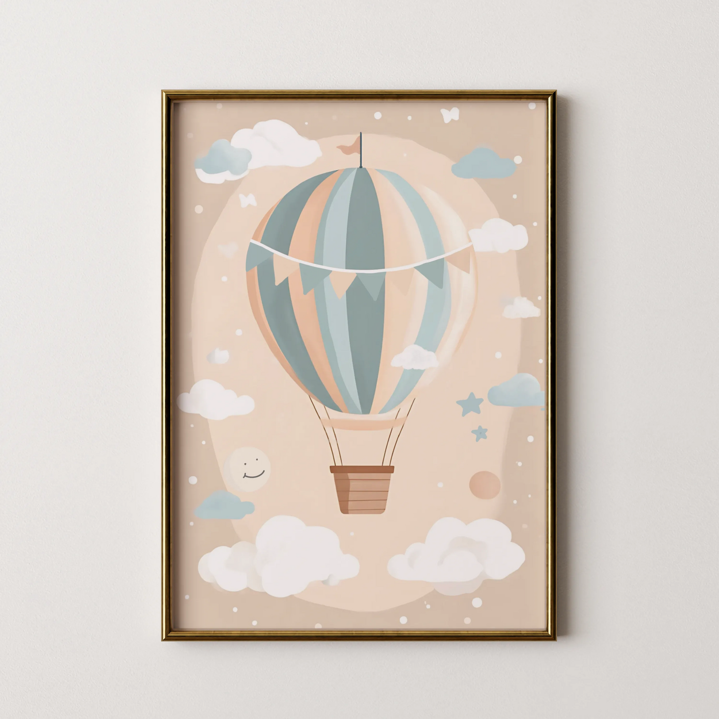 Hot air balloon - Nursery Prints