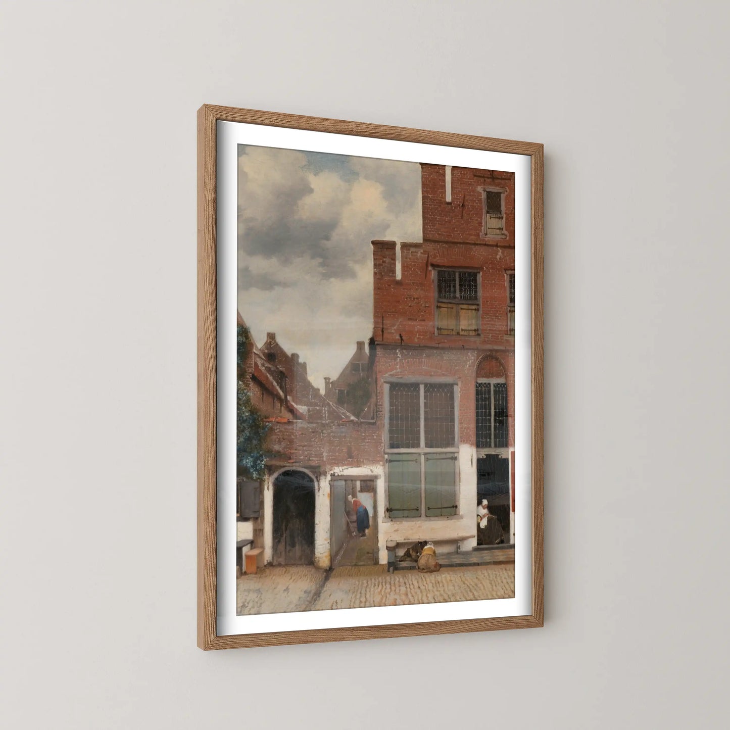 View of Houses in Delft, Known as ‘The Little Street’ by Johannes Vermeer (1658)