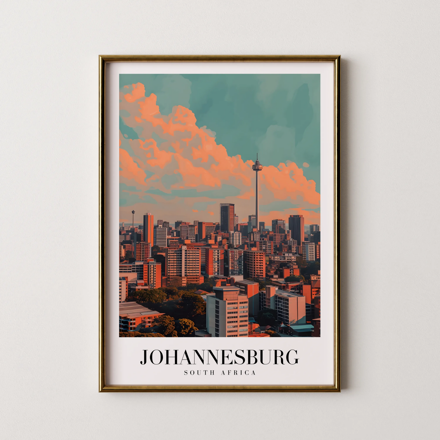 Johannesburg, South Africa, City Print